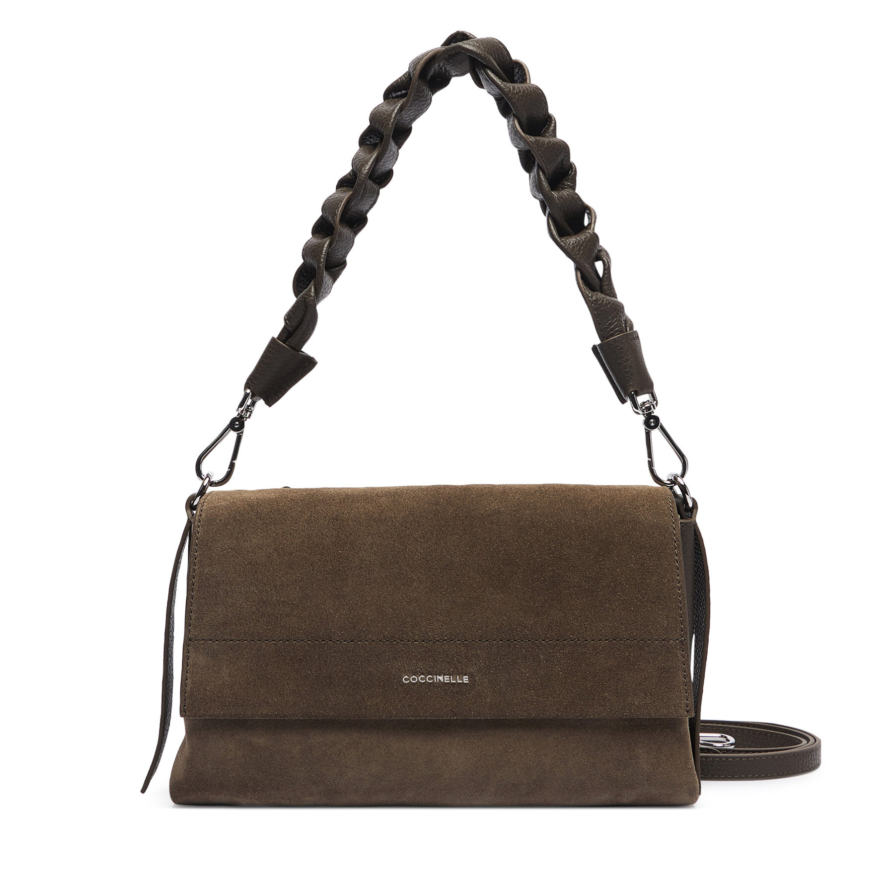 Torbica Coccinelle P6P Boheme Suede Bimaterial E1 P6P 12 01 01 Kaki