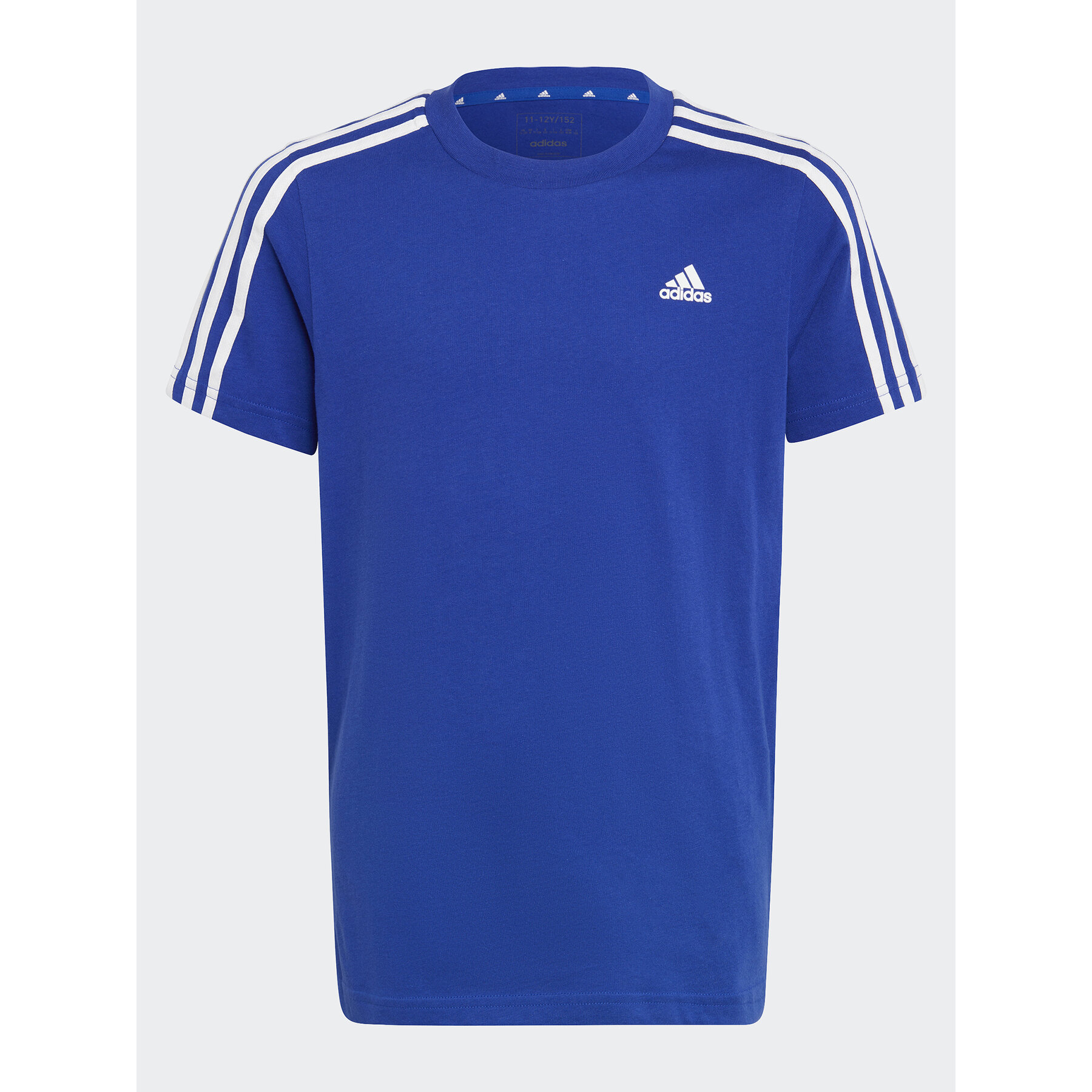 adidas Póló Essentials 3-Stripes Cotton T-Shirt IC0604 Kék Regular Fit