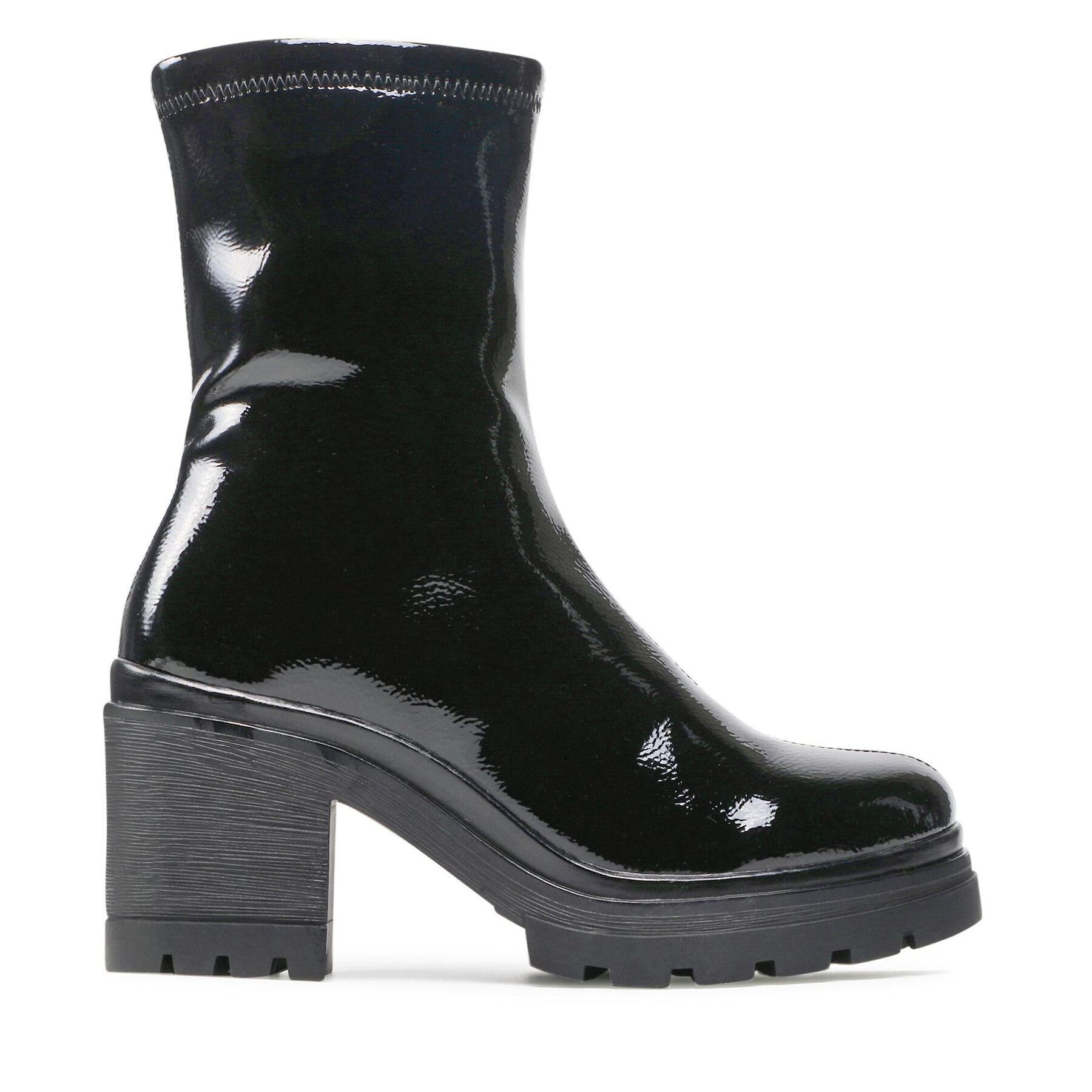 Damskie Botki DeeZee, Rozmiar 38 Czarny H080222-04