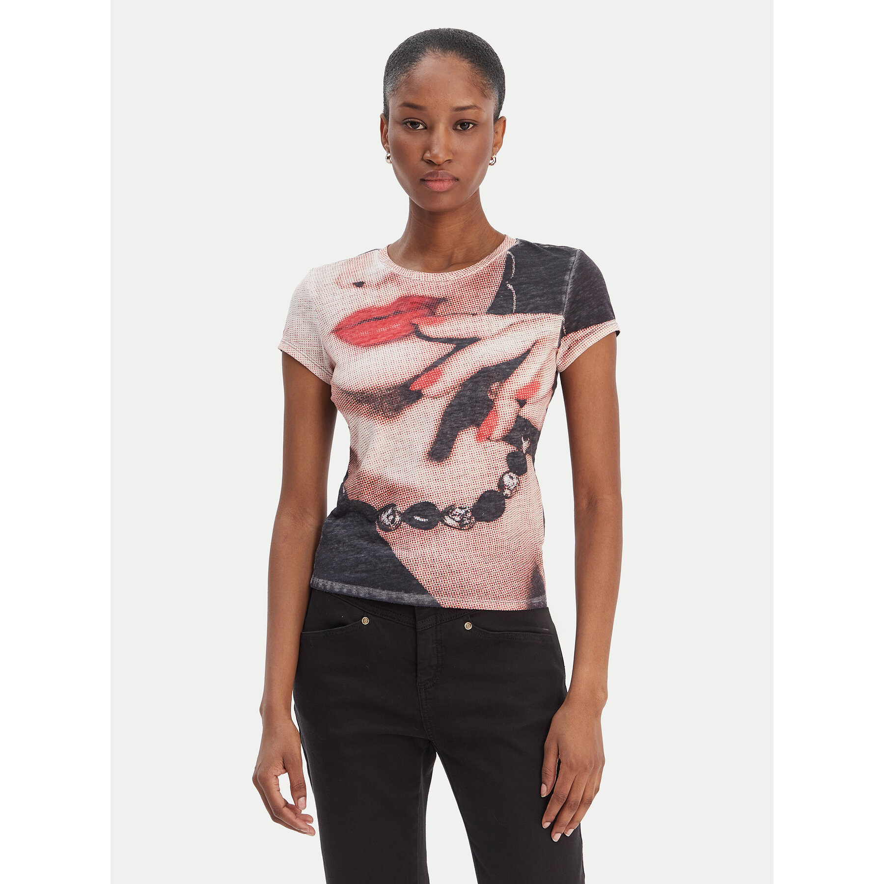 Guess T-Shirt W6RI49 KCCG0 Έγχρωμο Regular Fit