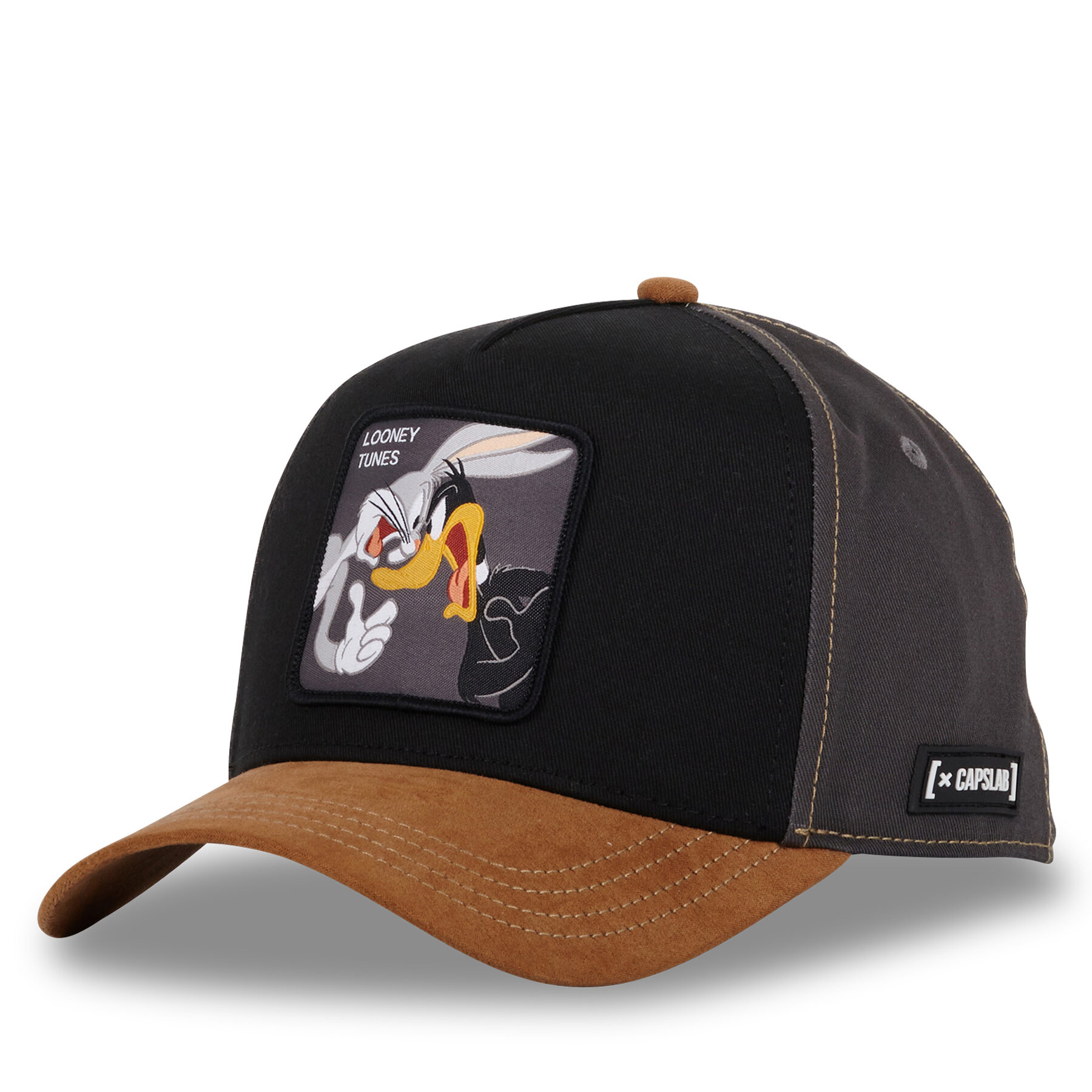 Gorra con visera Capslab CL/LOO10/1/CT/BAD Negro
