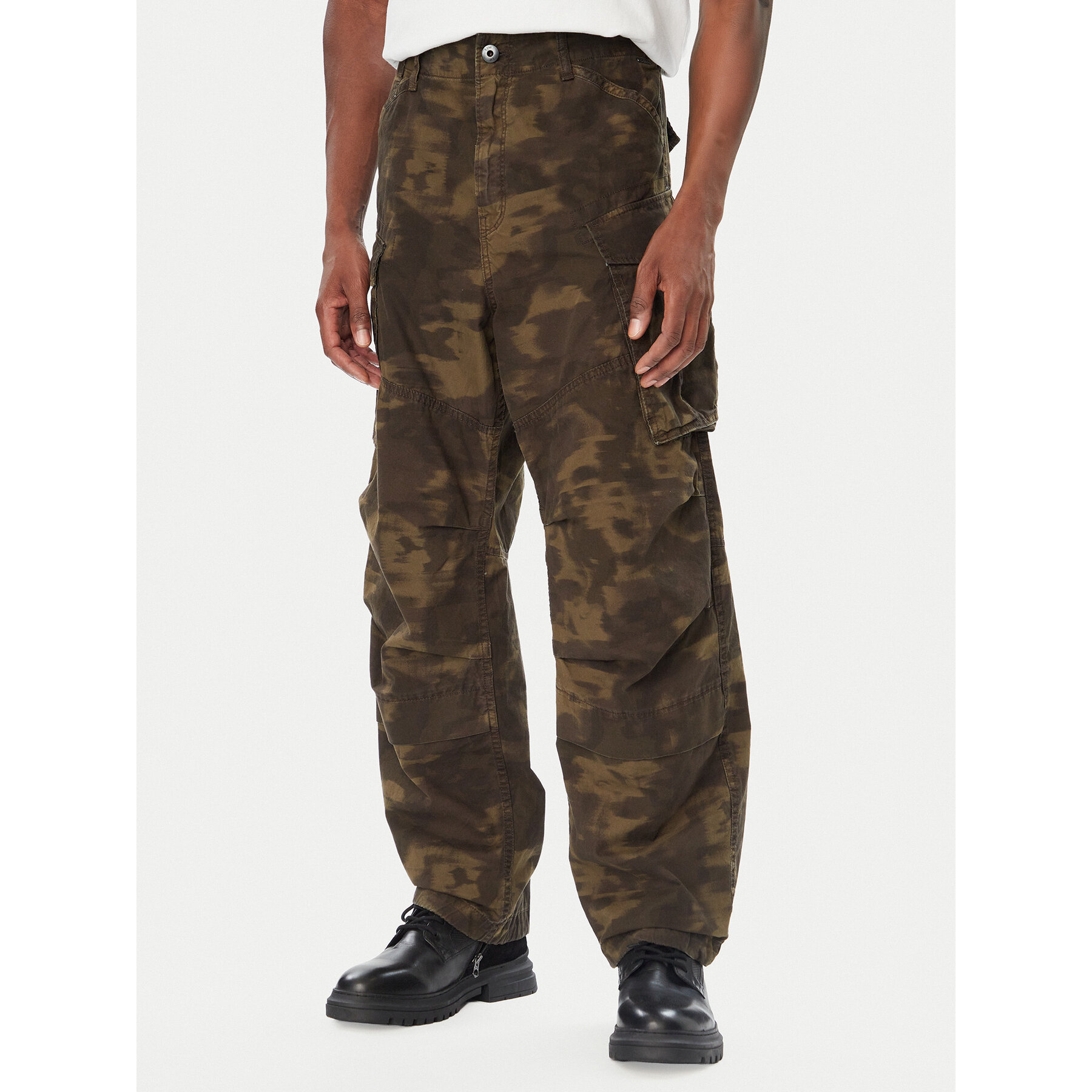 G-STAR Hlače Rovic 3D D30010-D553 Kaki Regular Fit