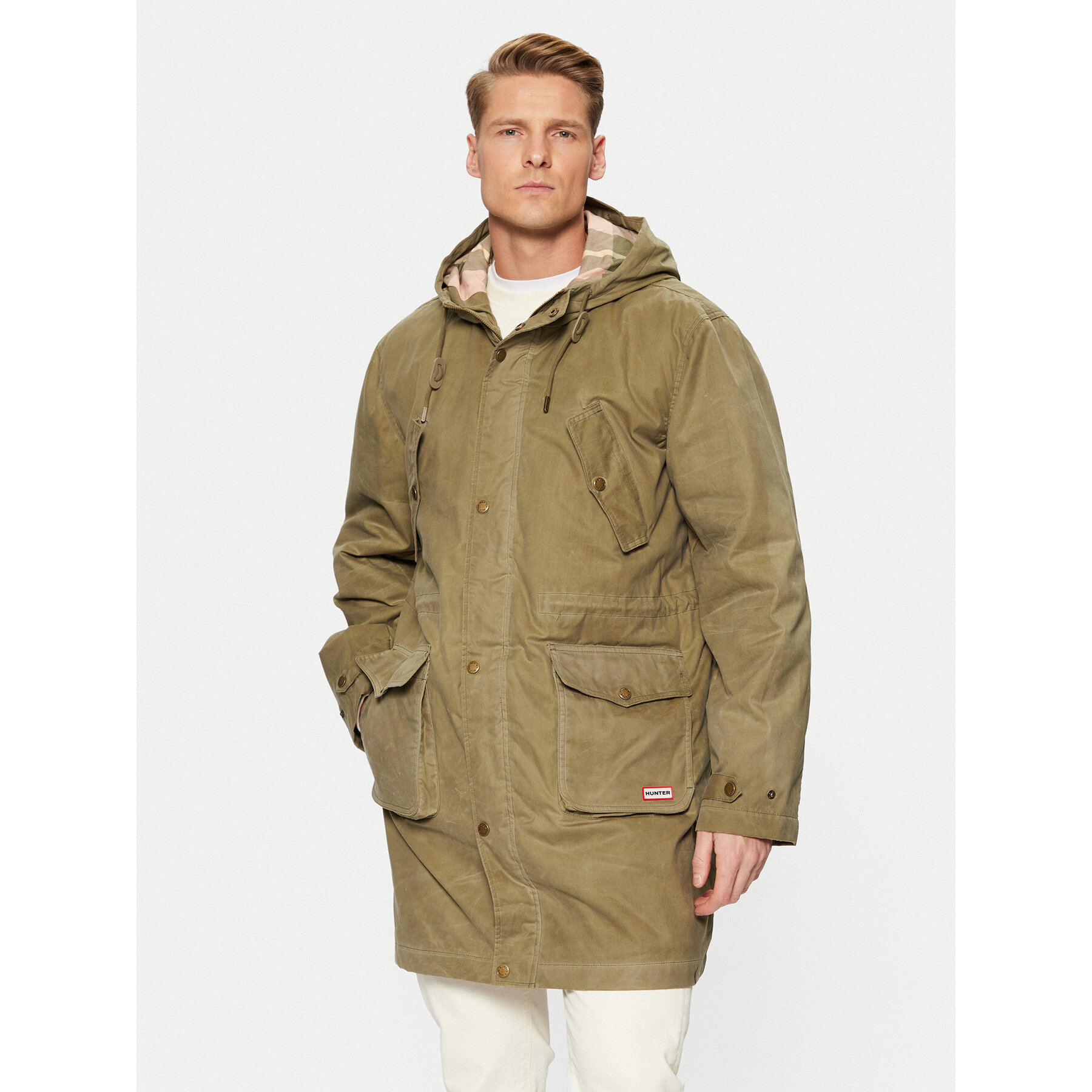 Hunter Parka Liam HARM0028242 Kaki Regular Fit