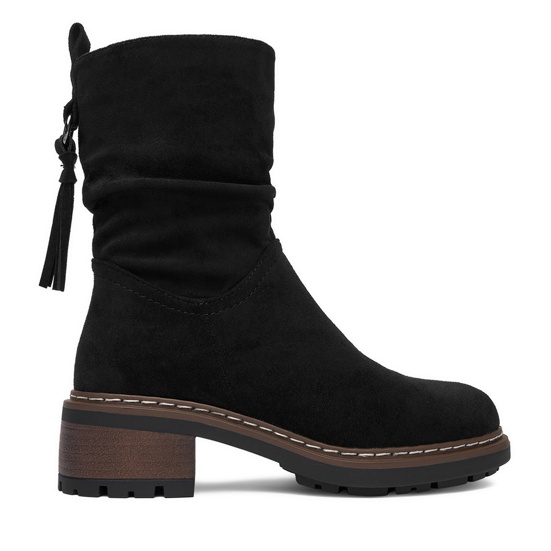 Členková obuv Clara Barson CEO-WS6396-02 Čierna