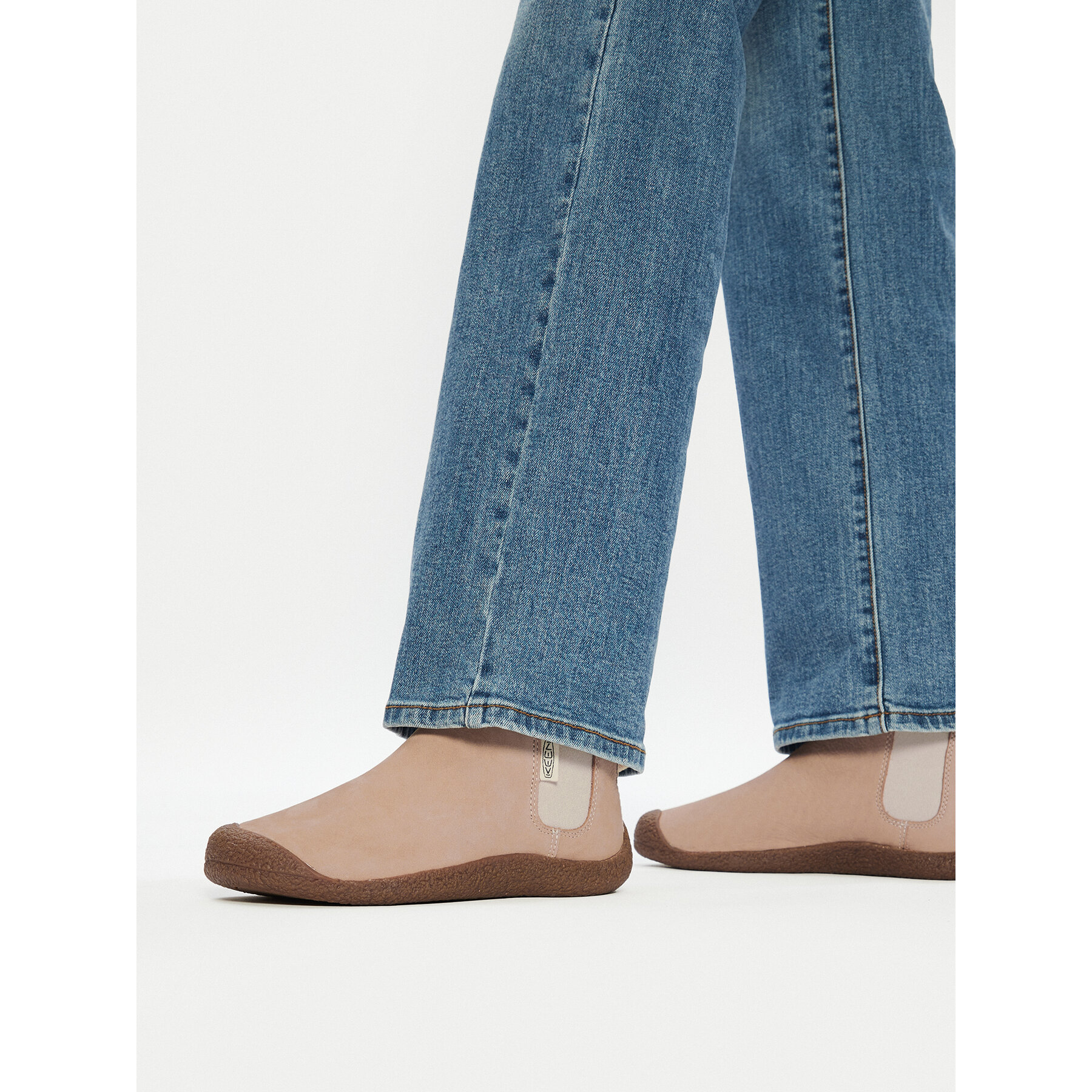 Chelsea cipele Keen Mosey Chelsea Leather 1026453 Bež