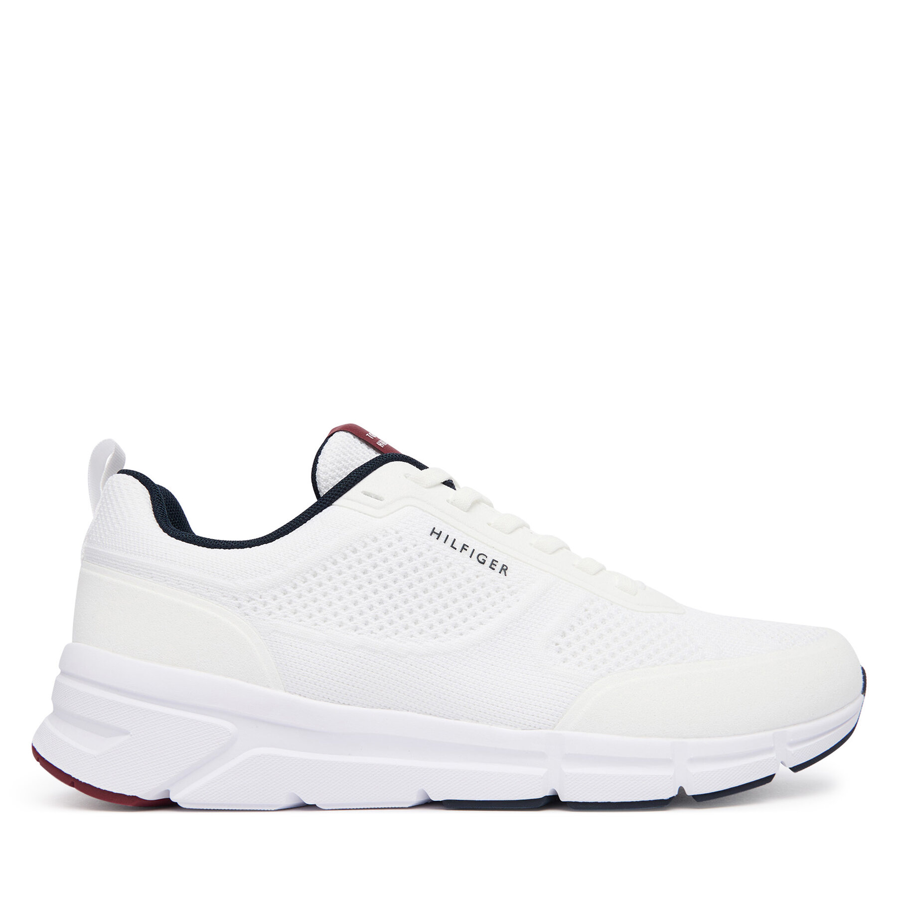 Tenisice Tommy Hilfiger Light Knitted Hilfiger Runner FM0FM06010 Bijela