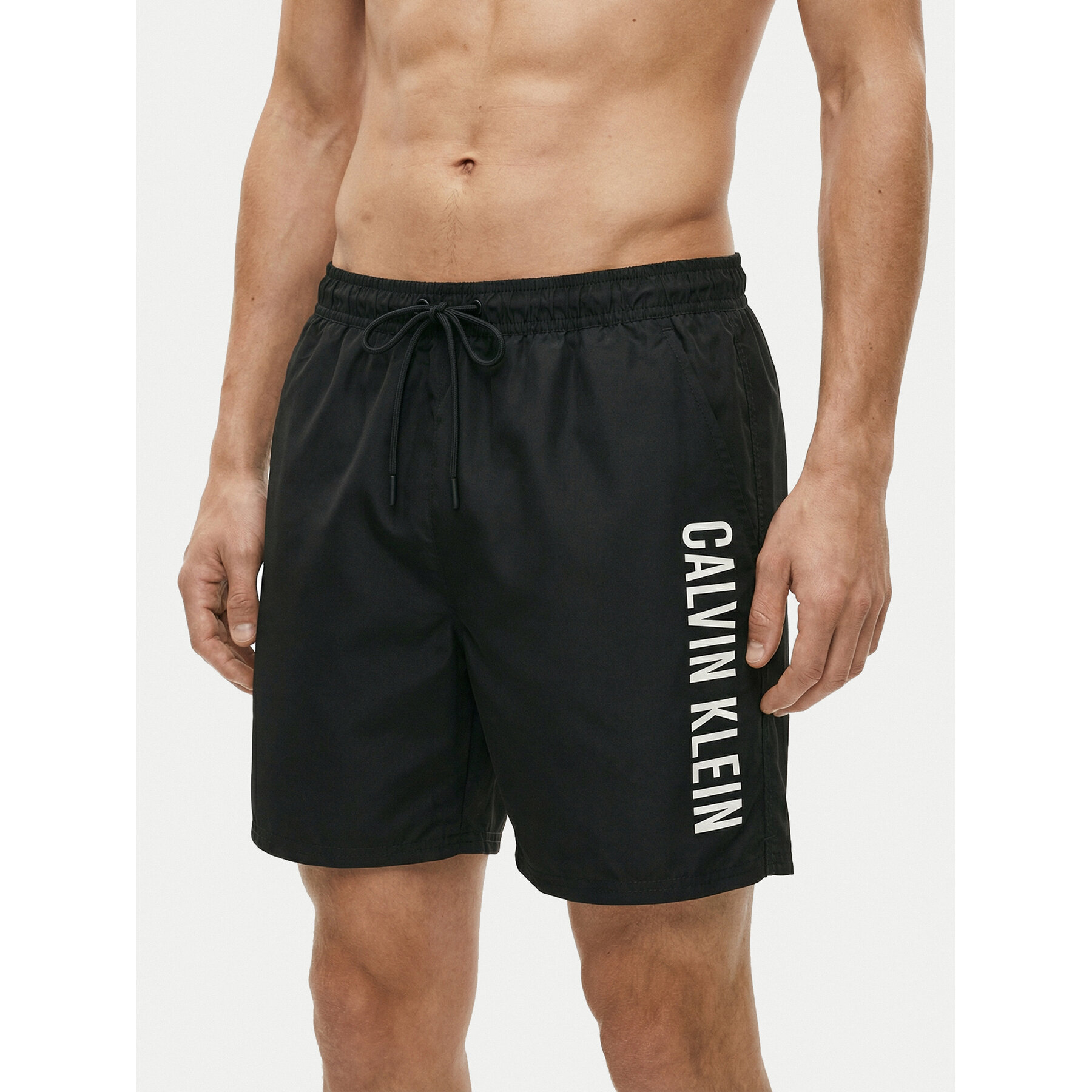 Calvin Klein Swimwear Badeshorts LV00N61047 Schwarz Regular Fit