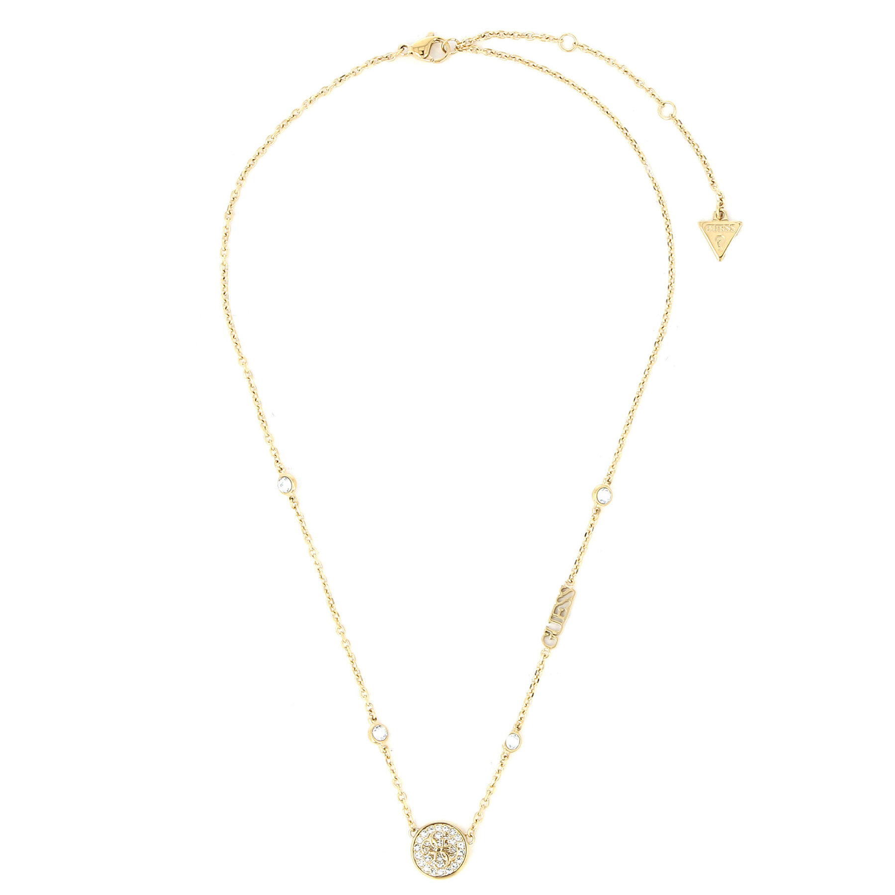 Collar Guess Dreaming Guess JUBN03 124JW Baño de oro amarillo