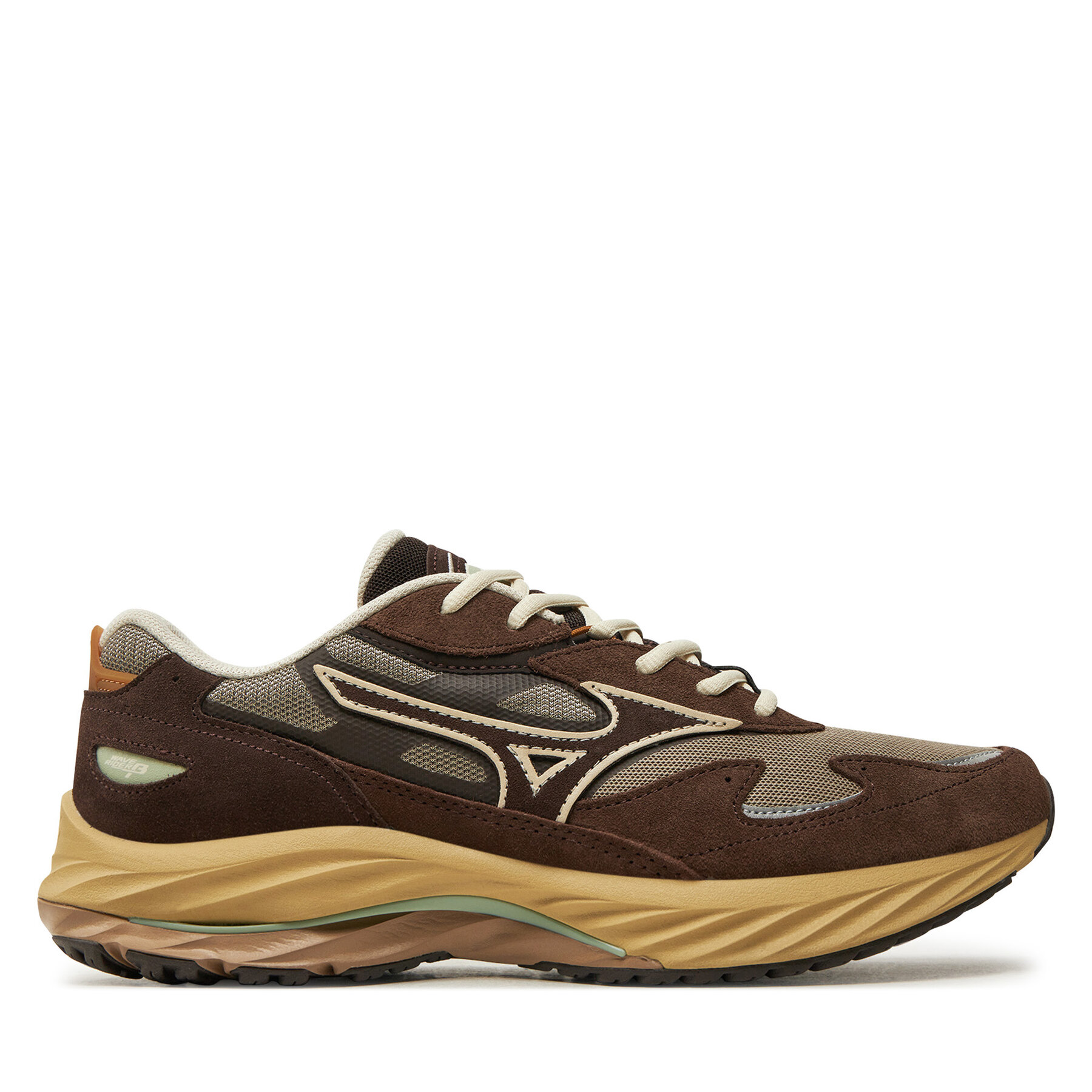 Uomo Sneakers Mizuno, Taglia 42, Marrone, Wave Rider 13 D1GA3309, taglia : 42