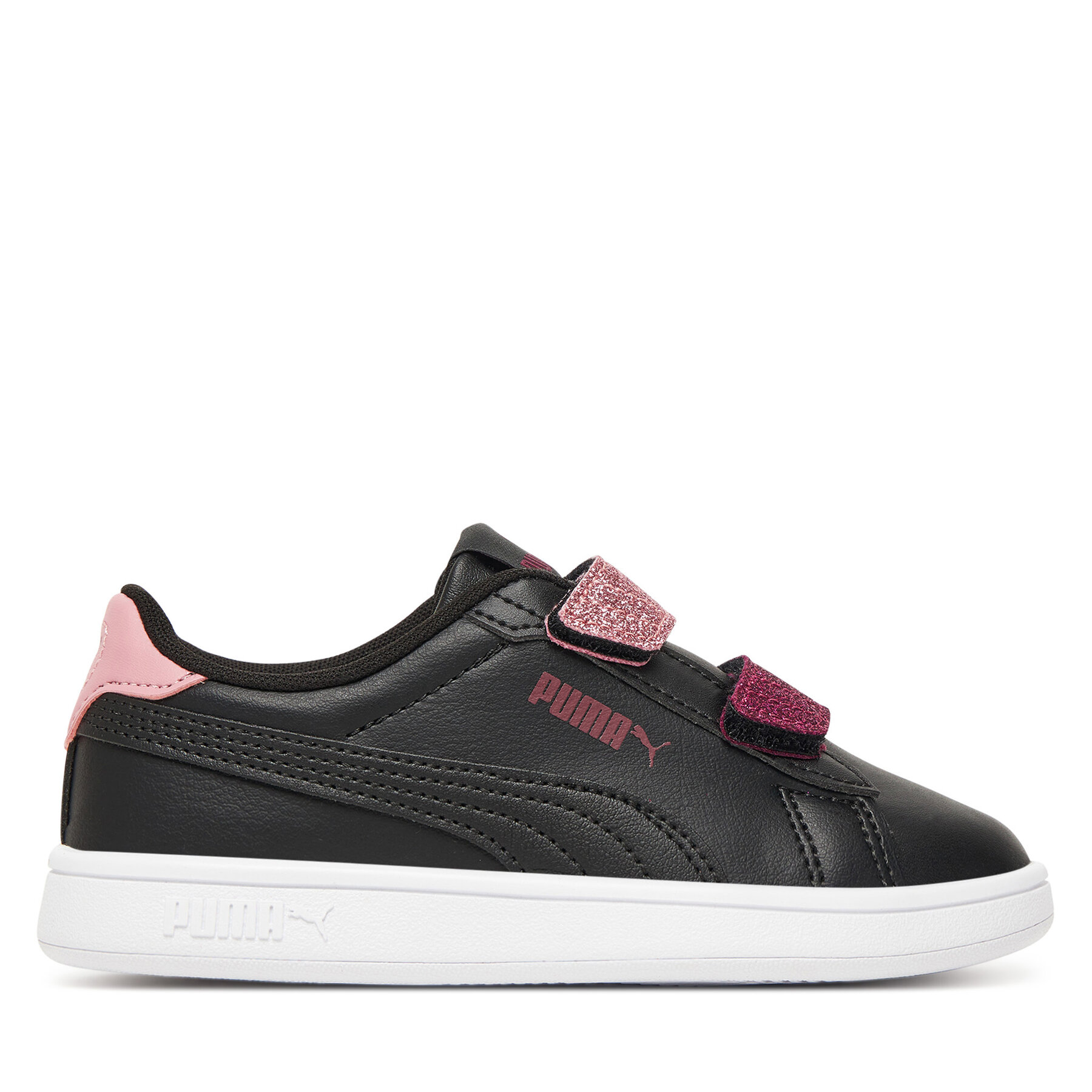 Sneakersy Puma Smash 3.0 L Glitter Velcro V Ps 395609 07 Čierna