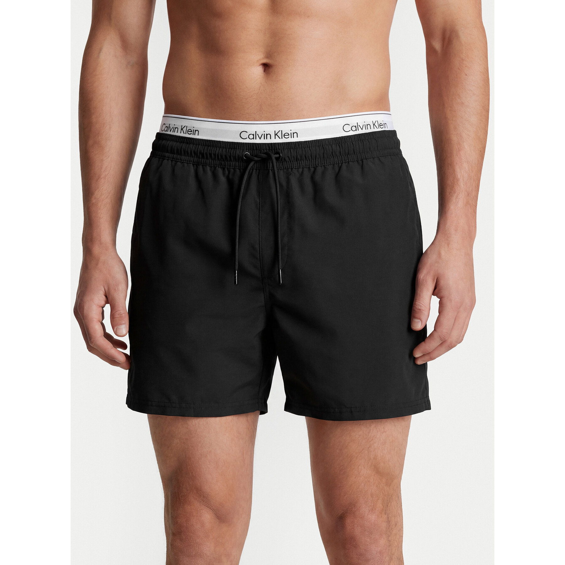Calvin Klein Swimwear Badeshorts LV00N61024 Schwarz Regular Fit