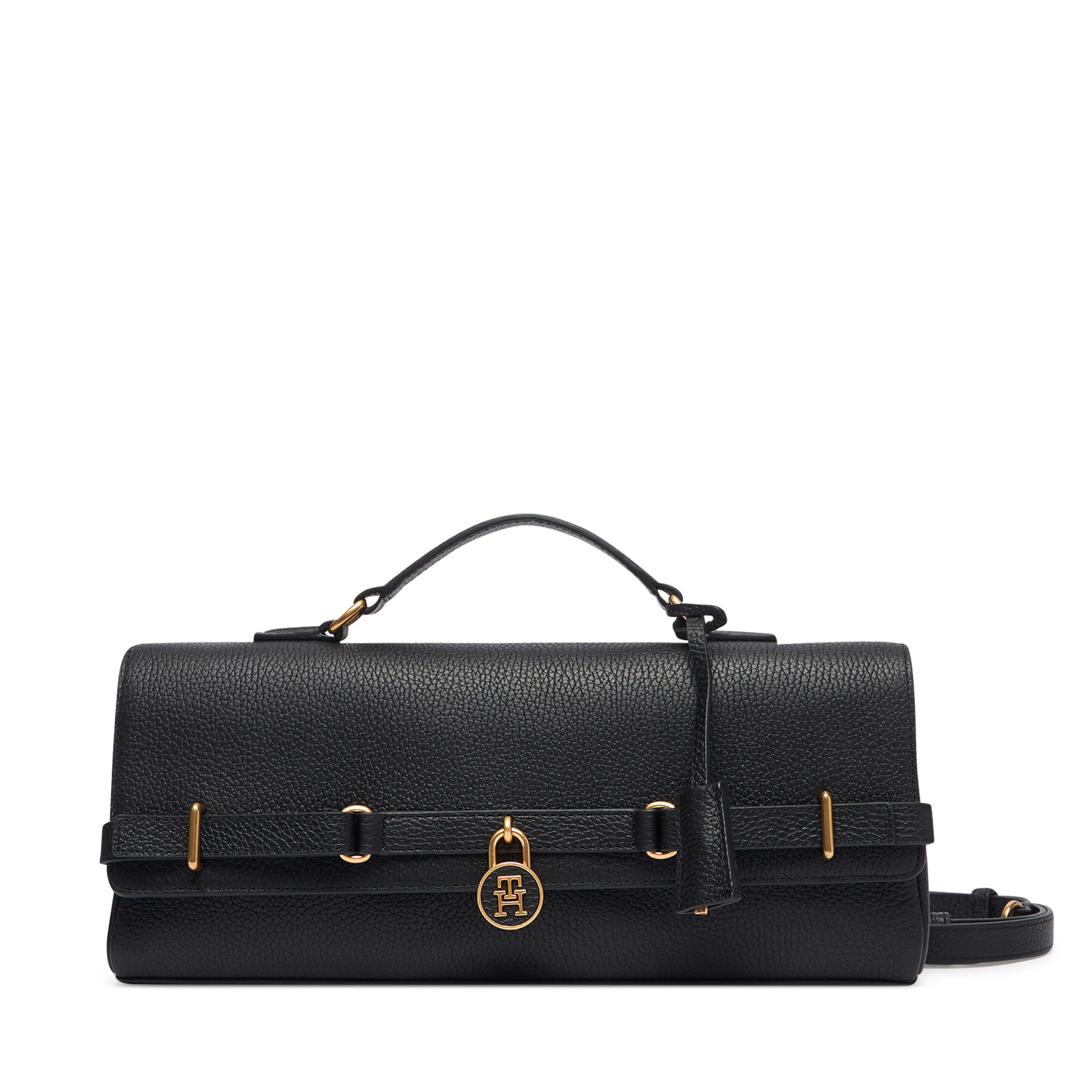 Τσάντα Tommy Hilfiger American Icon Clutch AW0AW19214 Μαύρο