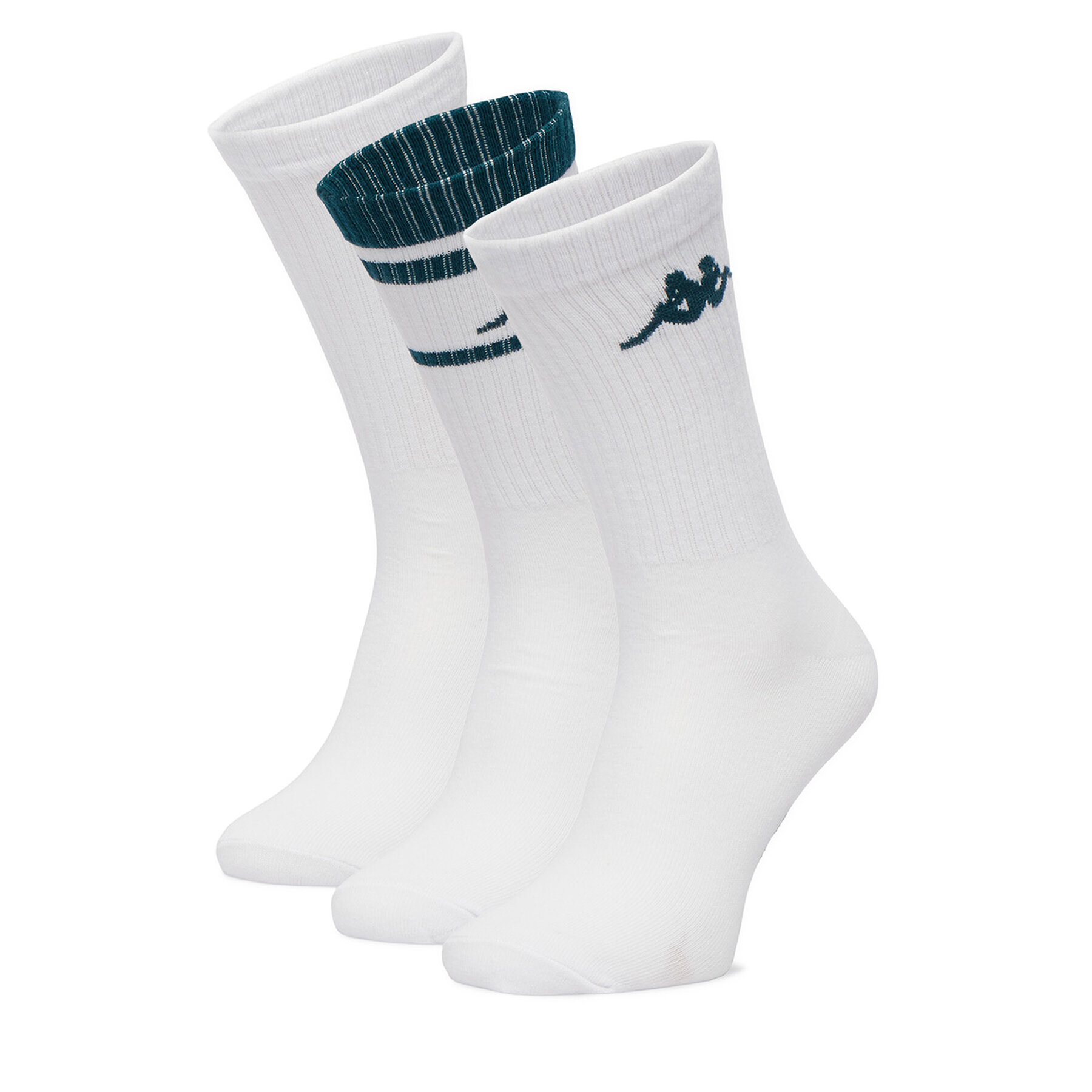 Dlhé ponožky Kappa CEO_KR_SUPERT_SS26(3-PACK) Biela