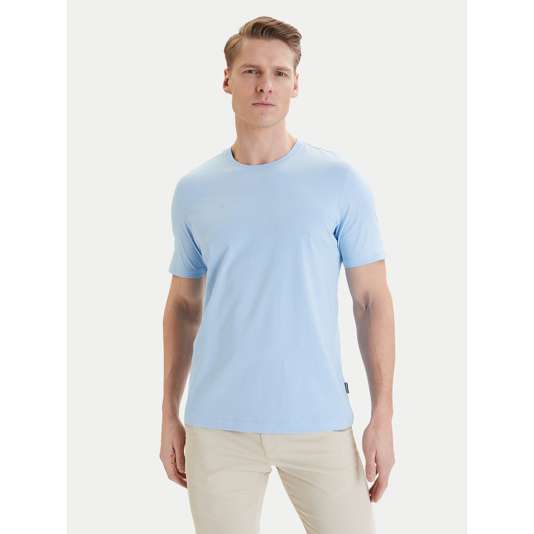 Bugatti T-Shirt 8350-15040E Μπλε Regular Fit