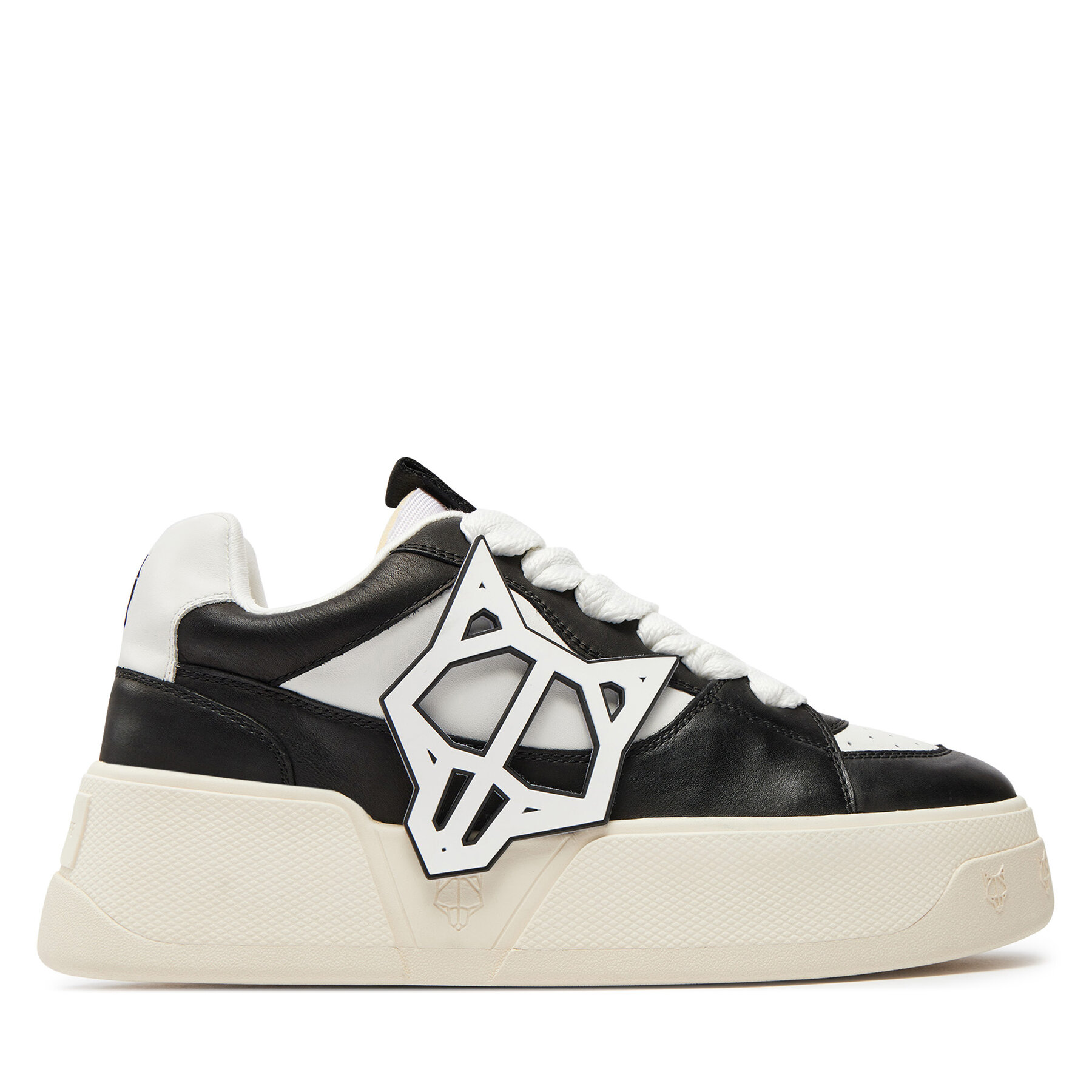 Sneakersy Naked Wolfe Kosa Černá