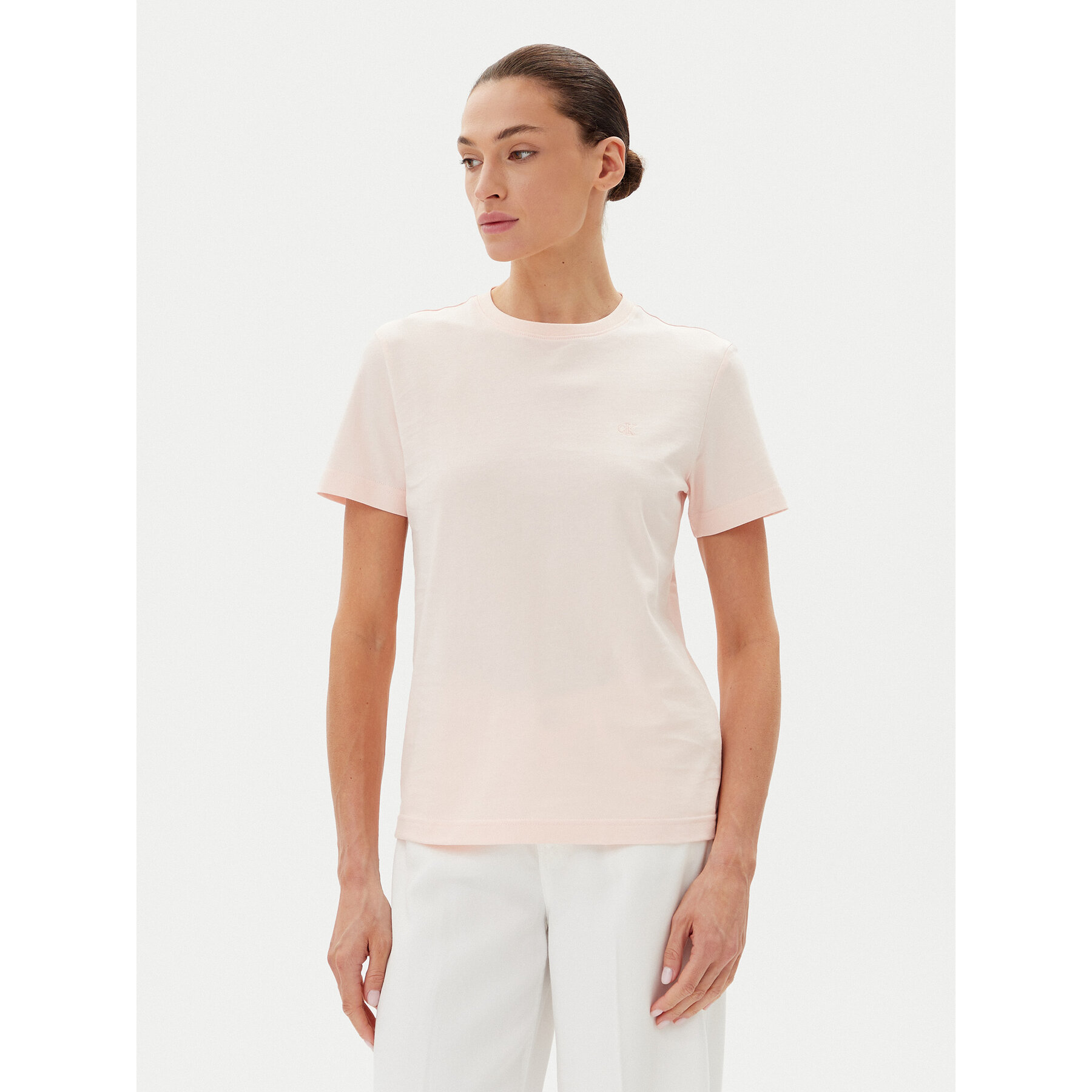 Calvin Klein Jeans Póló LV047B224G Rózsaszín Regular Fit
