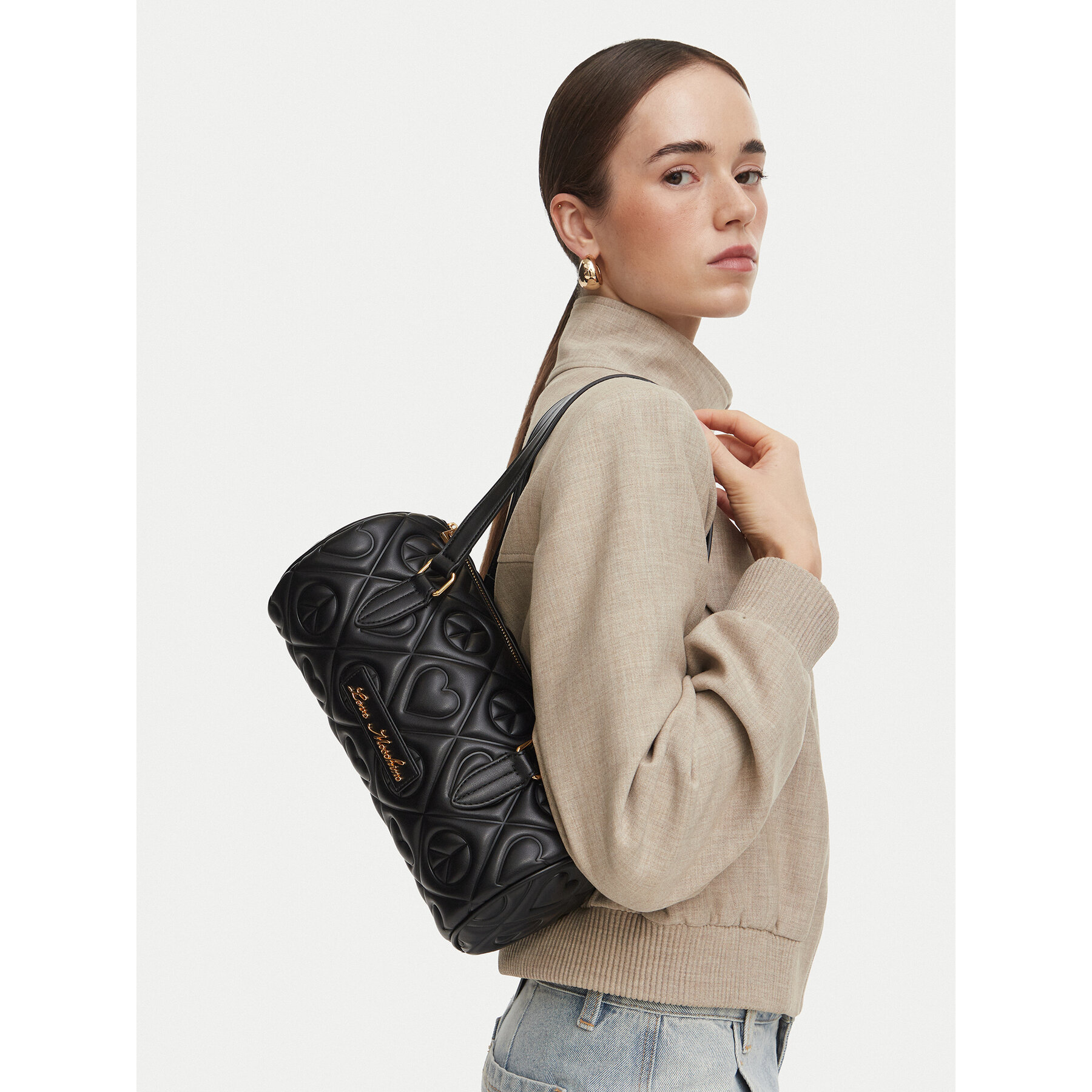 Kabelka LOVE MOSCHINO JC4265PP0PKQ0000 Čierna