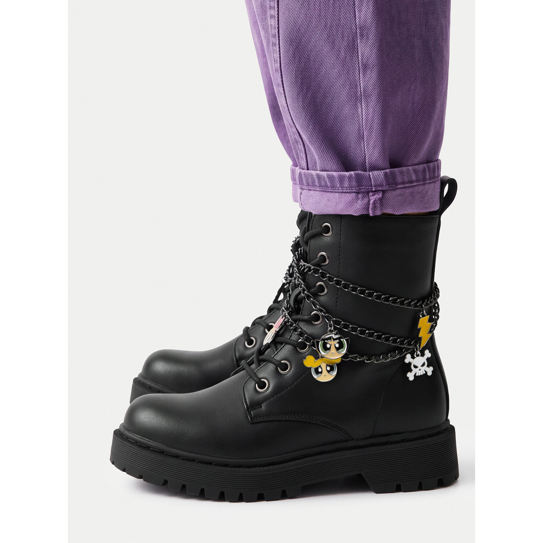 Gležnjarji Powerpuff Girls AW23-127WBPPG Črna