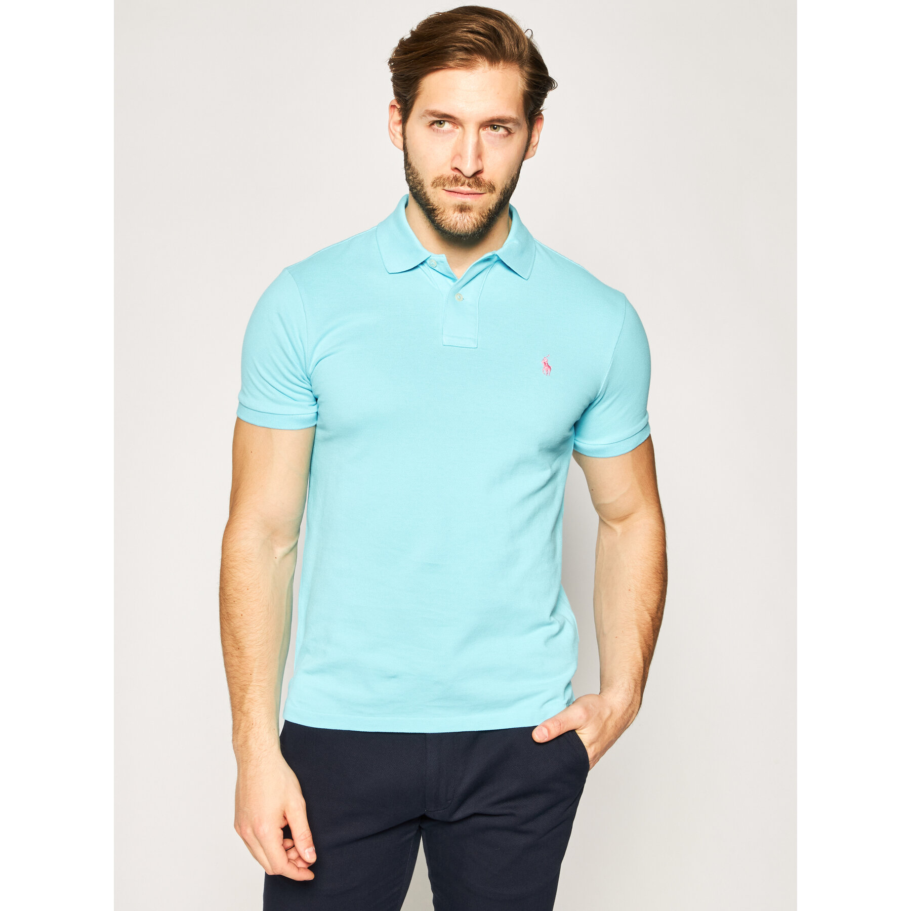 Polo Ralph Lauren Polo Core Replen 710795080 Blu Slim Fit