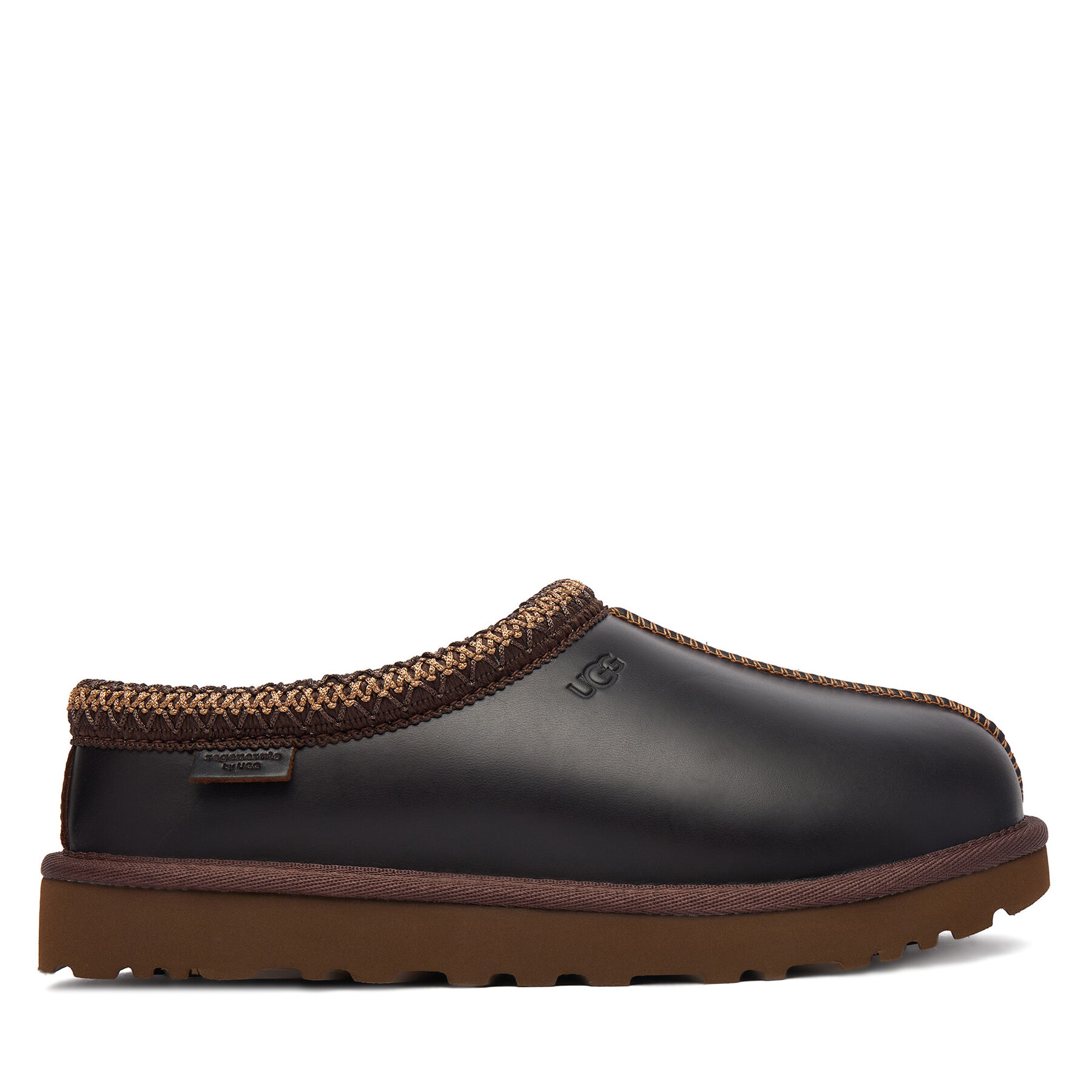 Pantofole Ugg M Tasman Lthr Regen 1170292 Marrone