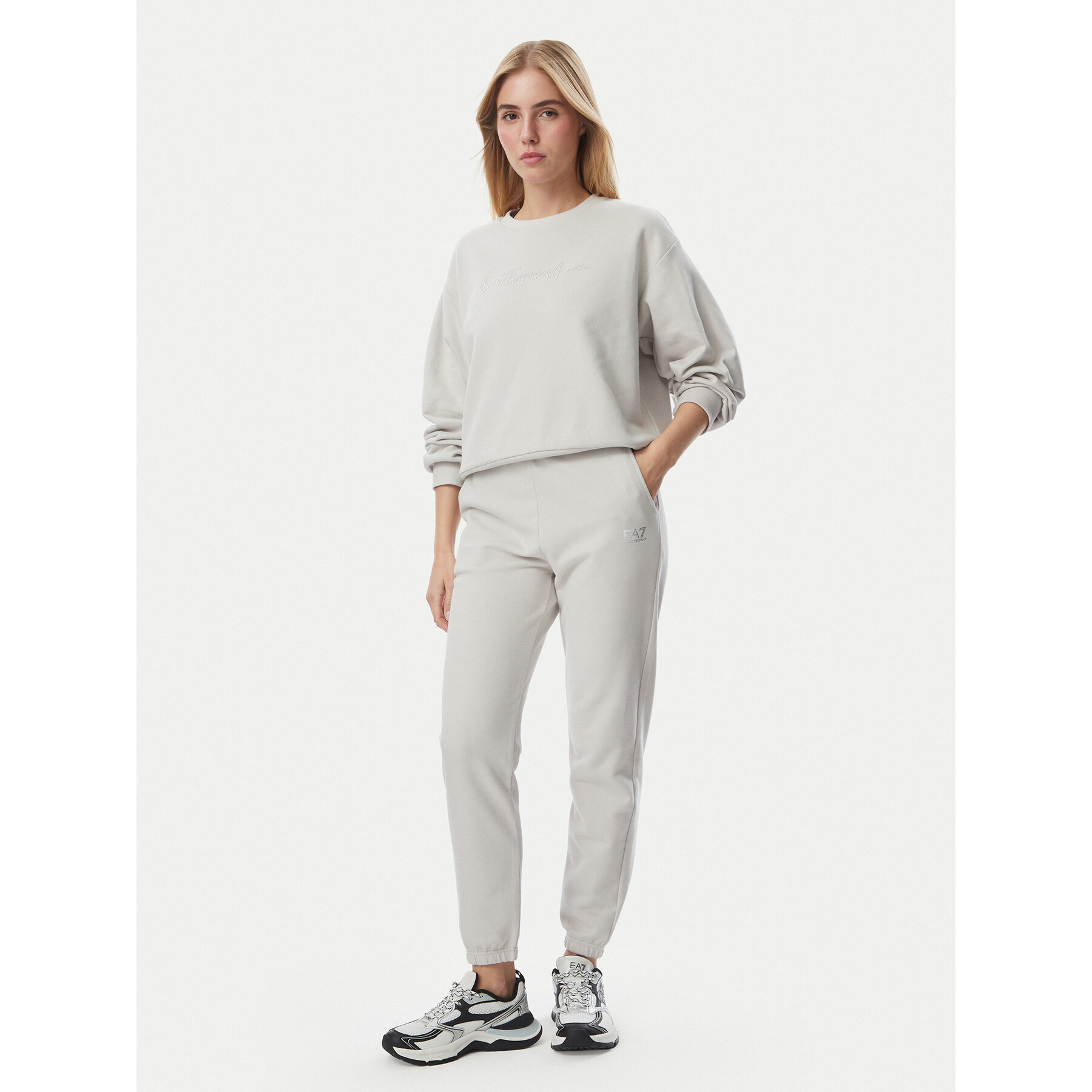 EA7 Emporio Armani Jogginganzug 7W001447 AF20758 U9001 Dunkelblau Regular Fit