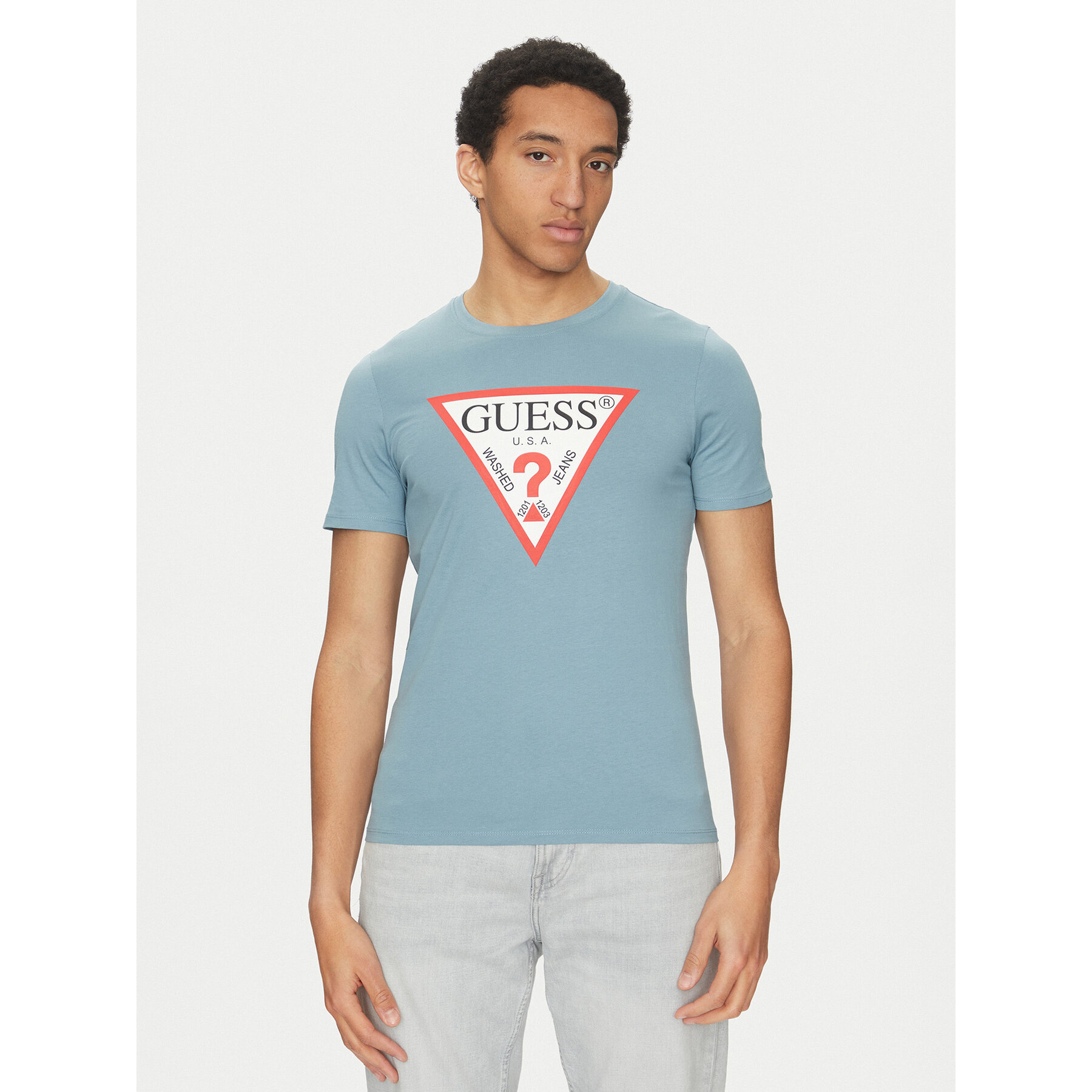 Guess T-Shirt M2YI71 I3Z14 Μπλε Regular Fit