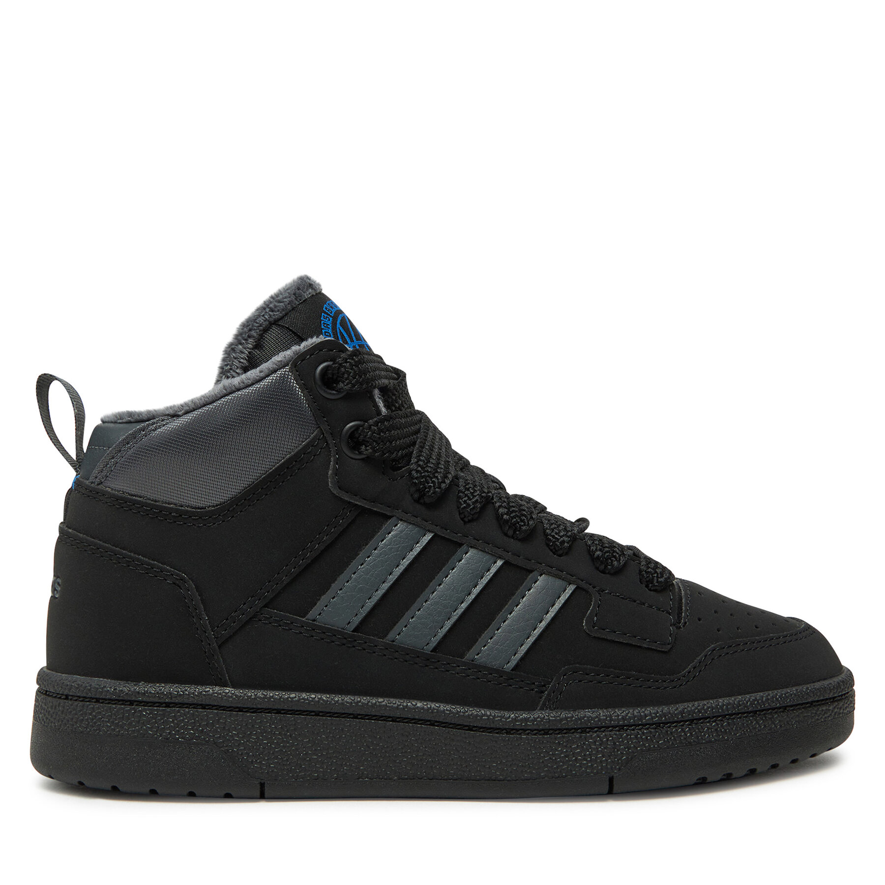 Dziecięce Sneakersy adidas, Rozmiar 37 1/3 Czarny Rapid Court Mid Winterized JR2804
