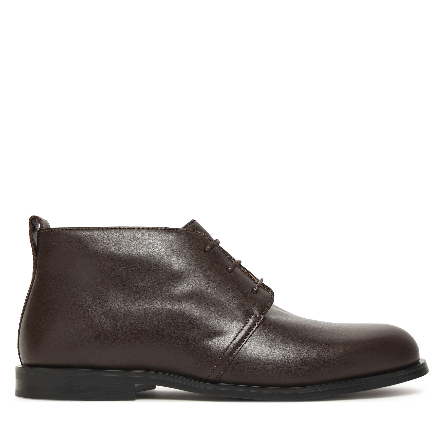 Зимни обувки Calvin Klein Ess Rubber Desert Boot Lth HM0HM01979 Кафяв