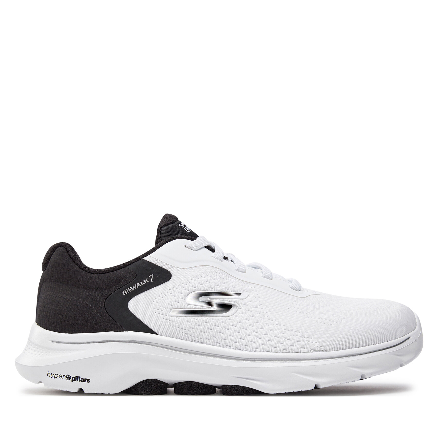 Zapatillas Skechers Go Walk 7-Cosmic Waves 125215/WBK Blanco