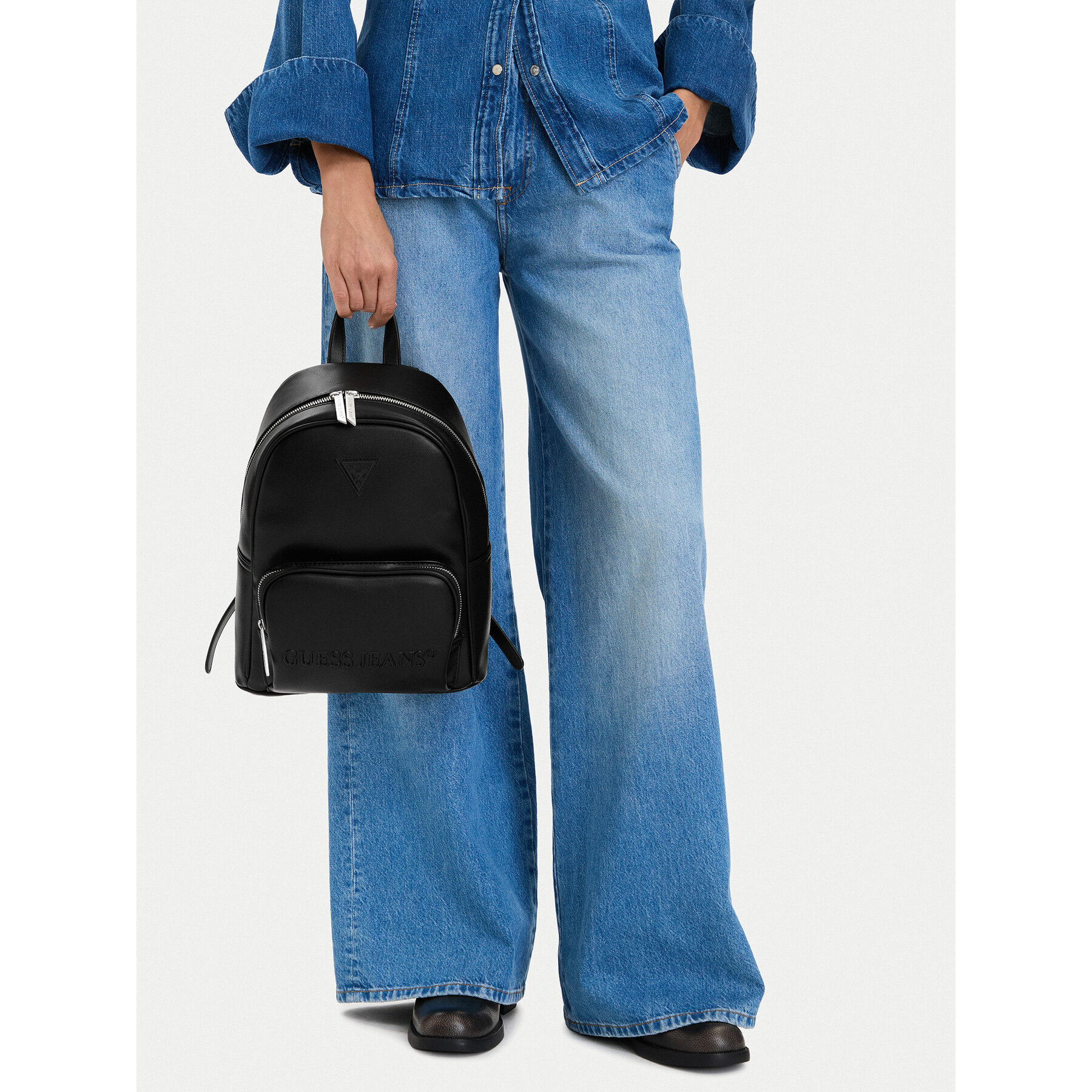 Раница Guess Jeans CWBEO-GUESS-B-011-09 Черен