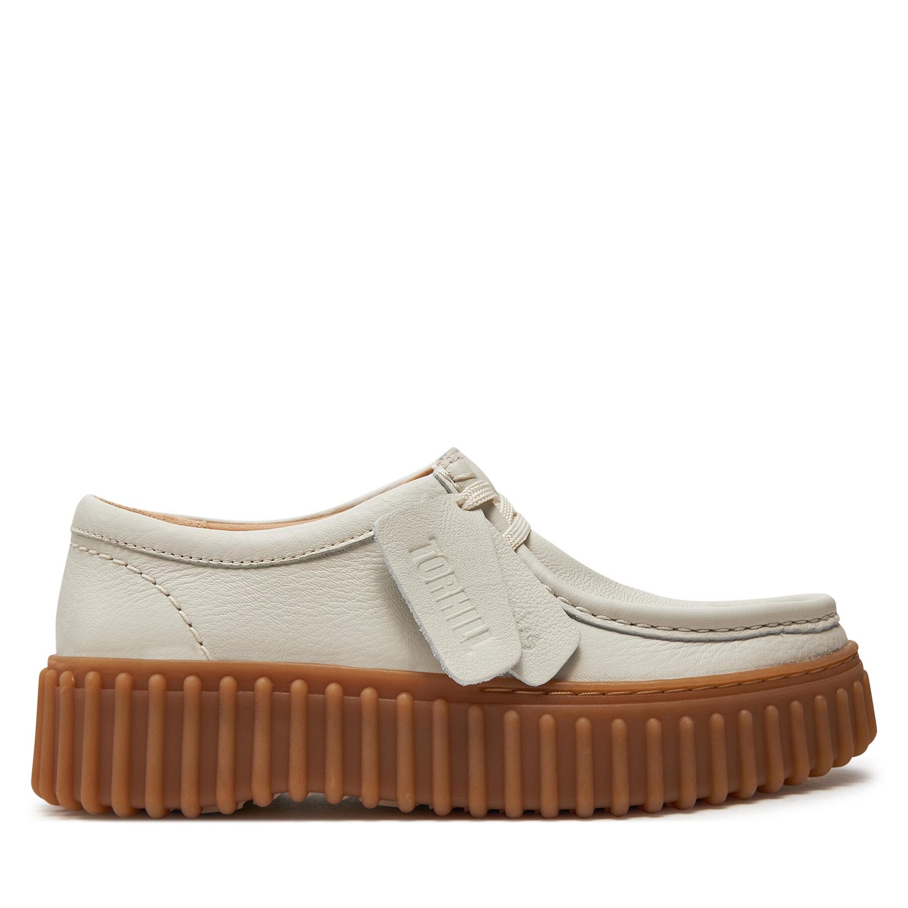 Clarks Dámske Poltopánky, Rozmer: 40, Écru, Torhill Bee 26172085
