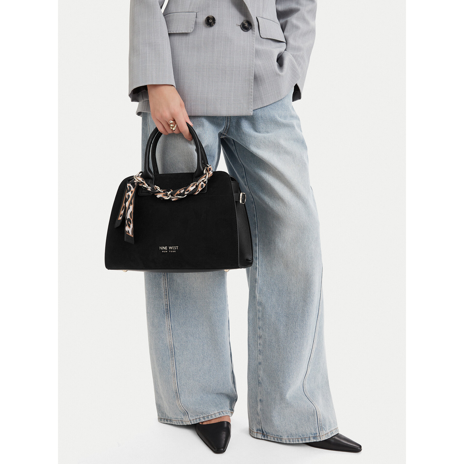 Дамска чанта Nine West CEO-HELLESA-LDA9422 Черен