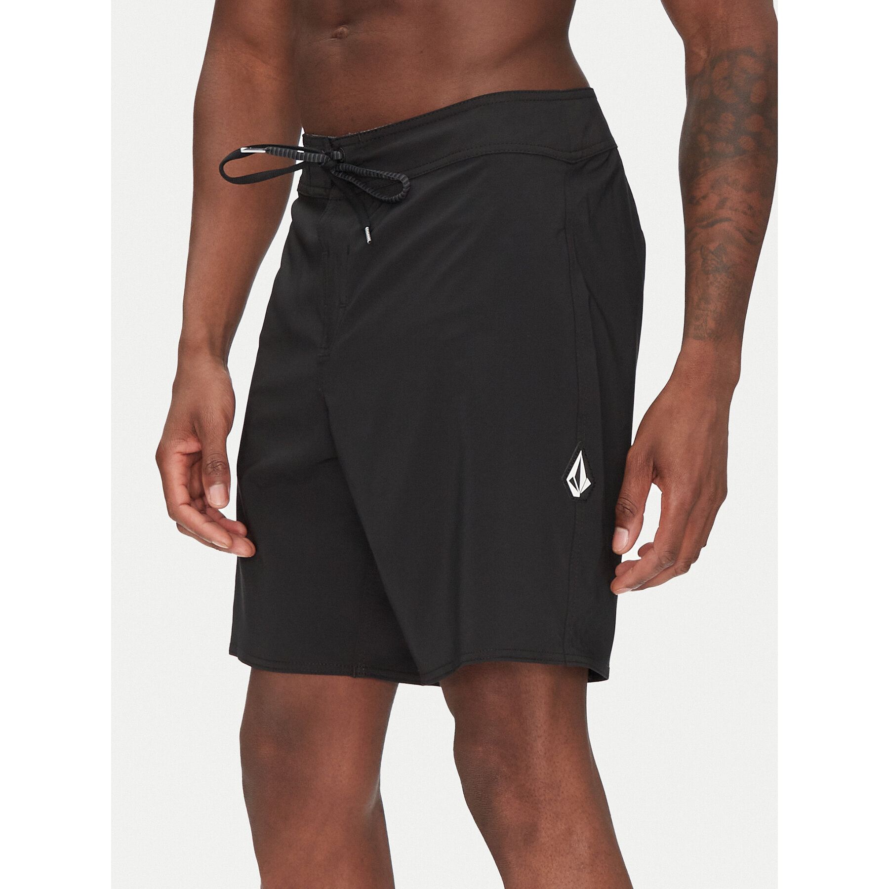 Volcom Badeshorts Lido Solid A0812416 Schwarz Regular Fit