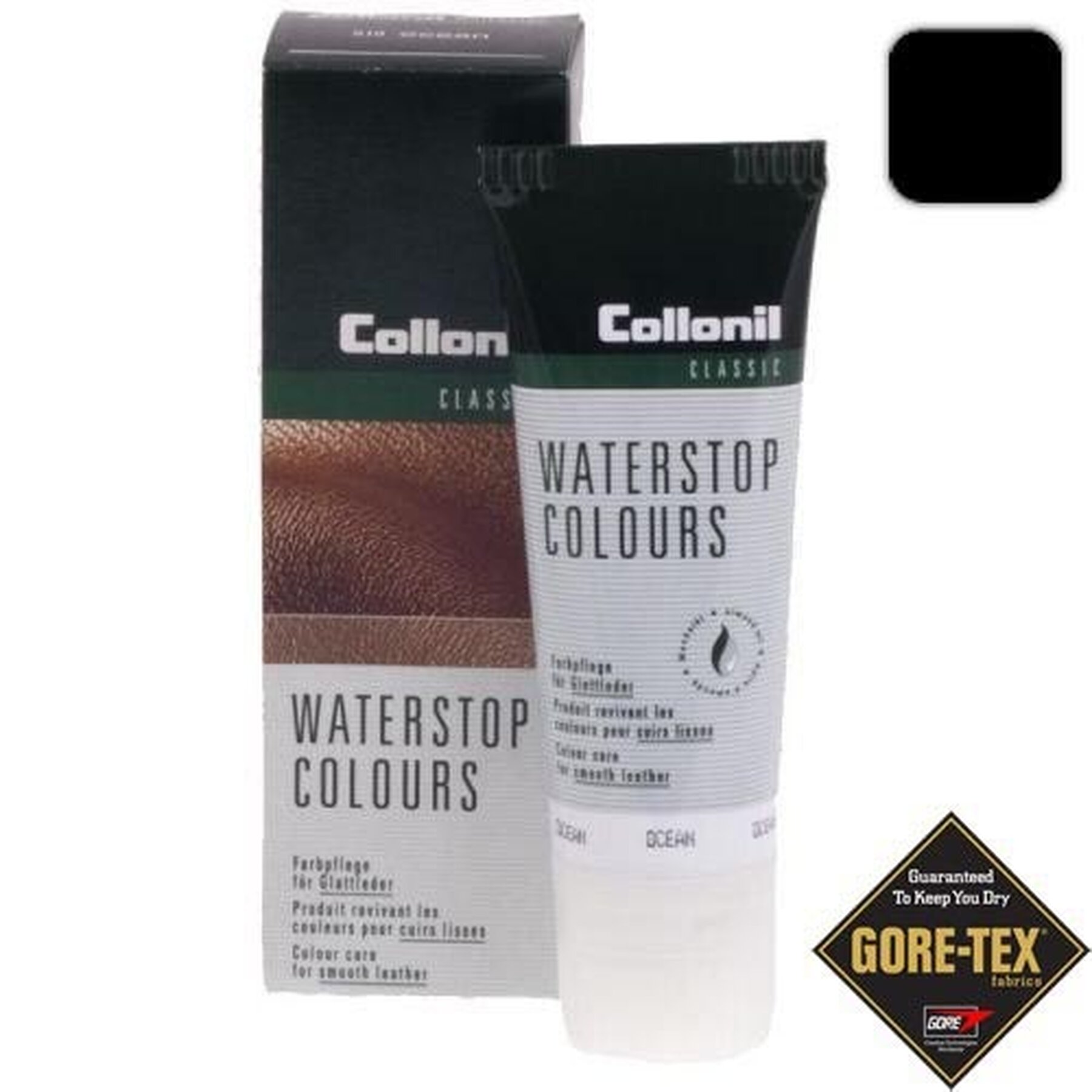 

Крем для взуття Collonil Waterstop Colours 75 ml Czarny 751, Чорний