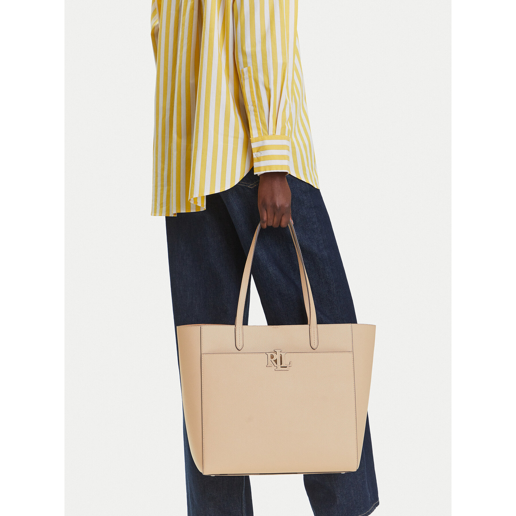 Дамска чанта LAUREN RALPH LAUREN Cameryn 431960183004 Бежов