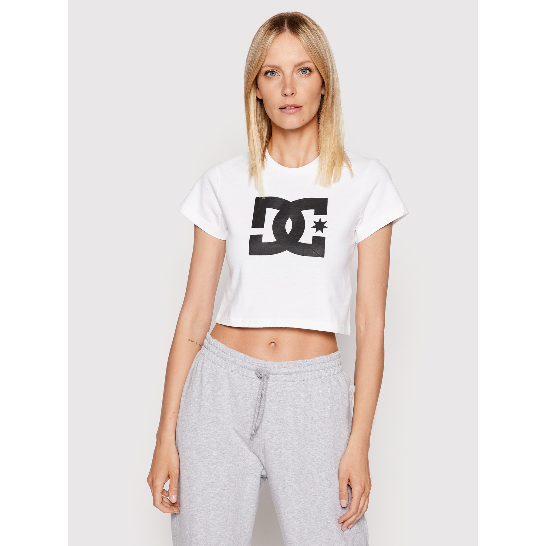 DC Shoes T-shirt Star ADJZT03035 Bianco Regular Fit