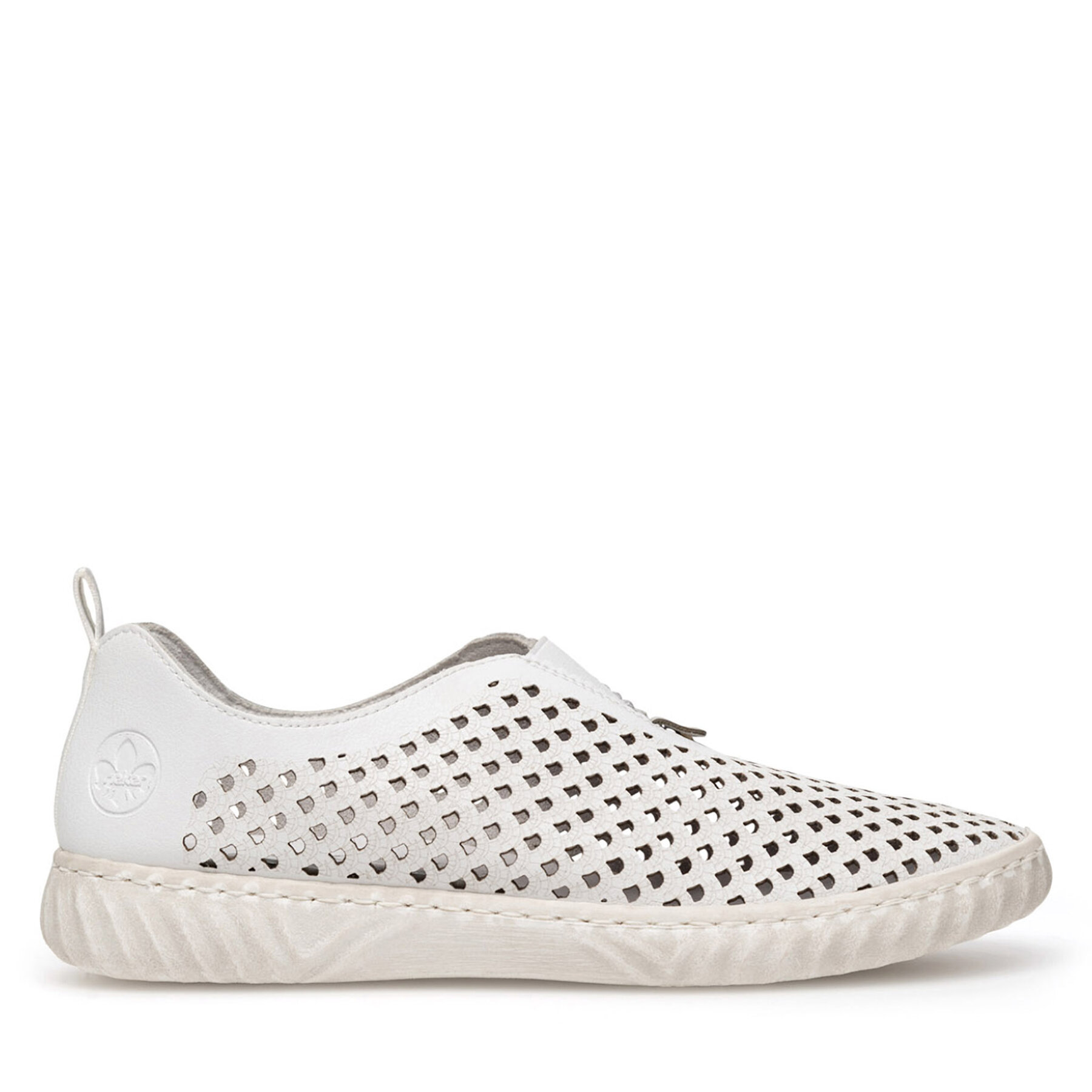 Poltopánky Rieker N0965-80 Biela