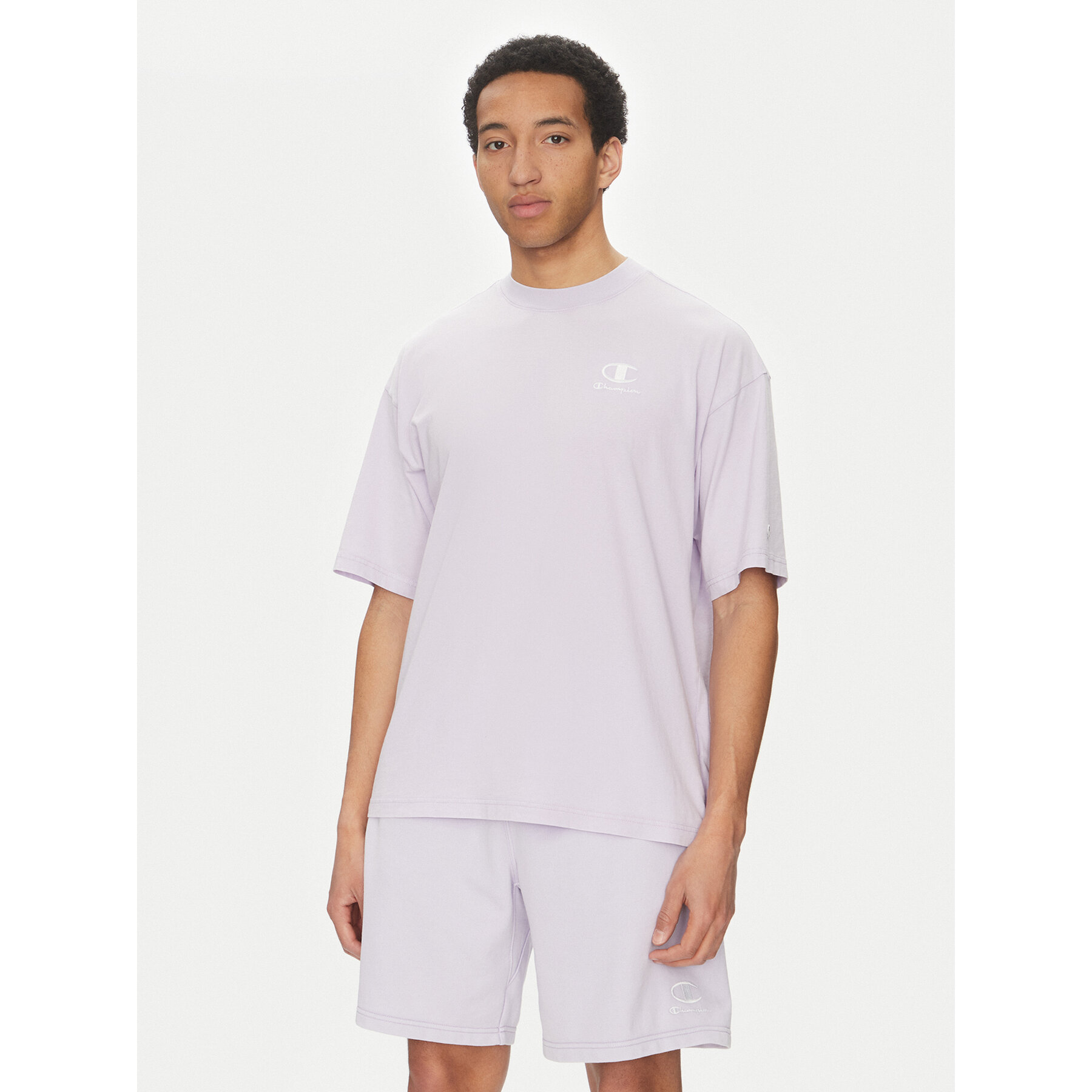 Champion Champion T-Shirt 221257 Μωβ Regular Fit