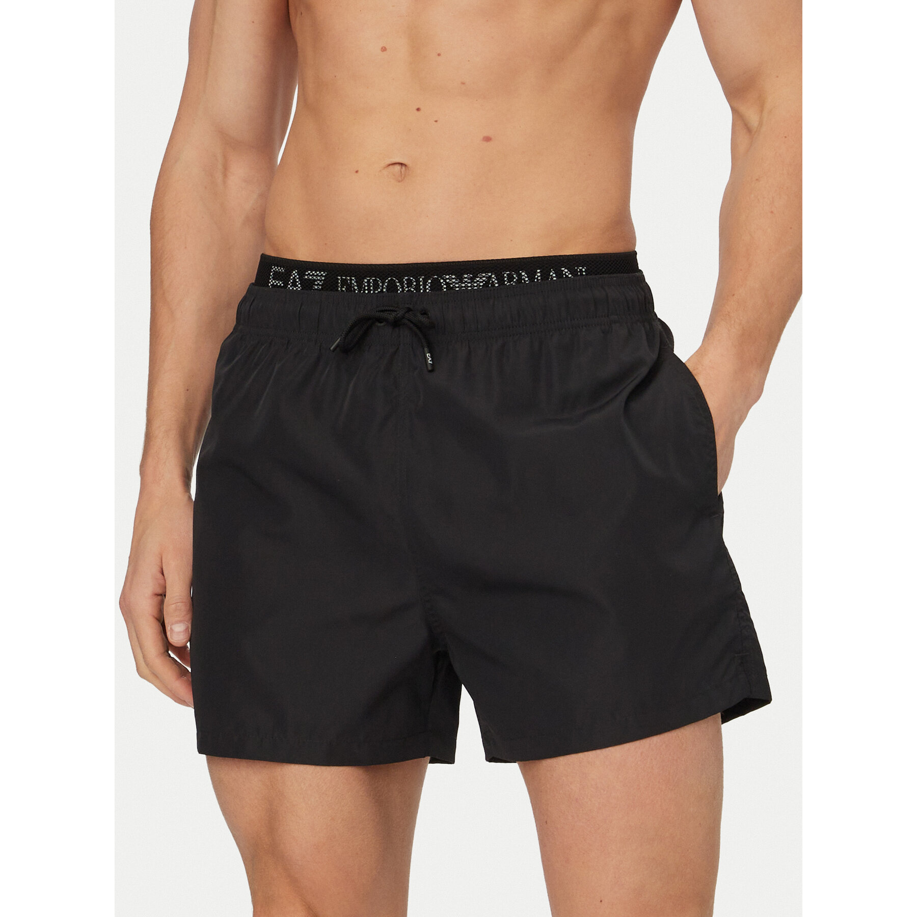 EA7 Emporio Armani Badeshorts 7M001689 AF21074 UC001 Schwarz Regular Fit