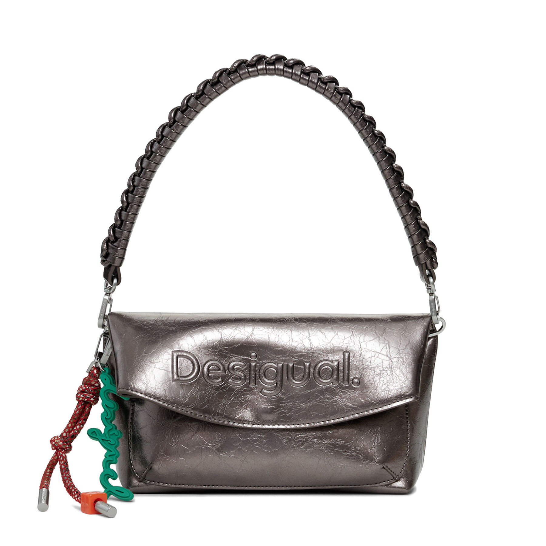 Дамска чанта Desigual Half Logo Trokel 25WAXPAQ Кафяв