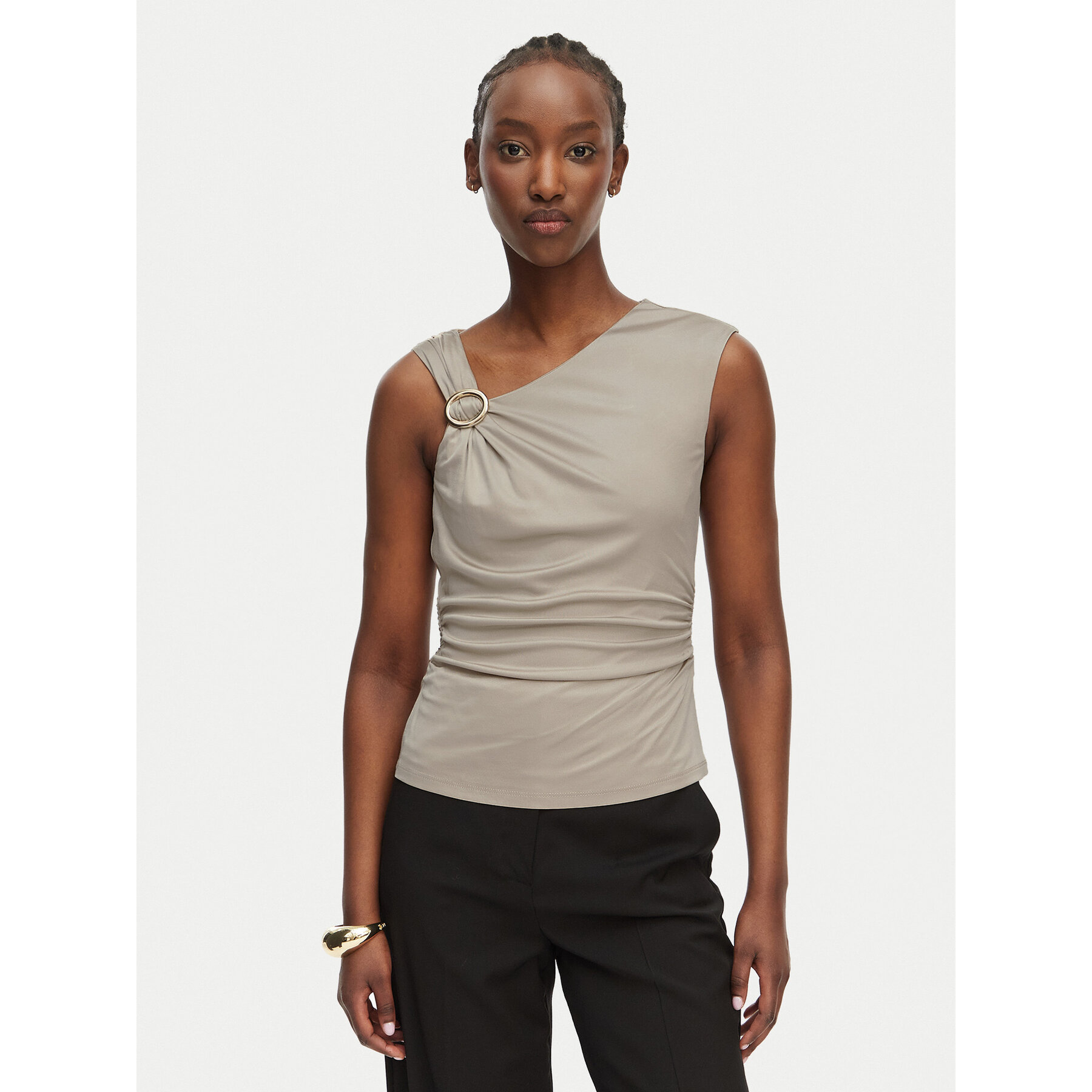 Marciano Guess Top G6GP02 K3068 Bež Slim Fit