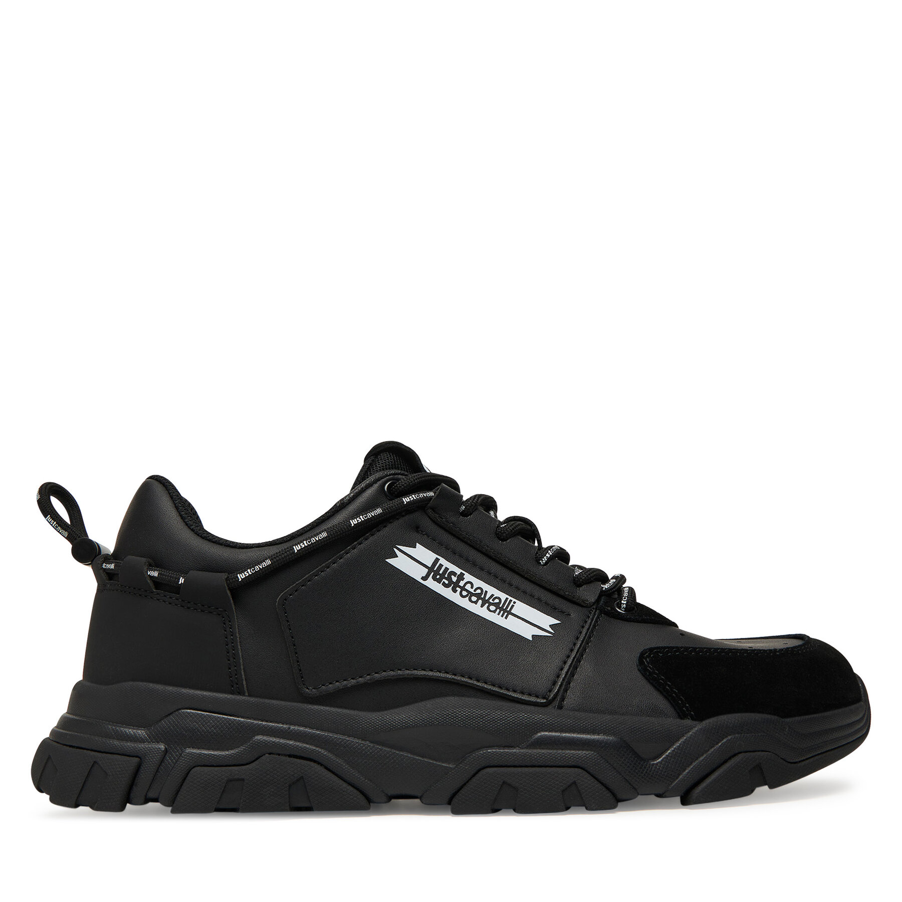 Sneakersy Just Cavalli 79QA3SH1 Čierna