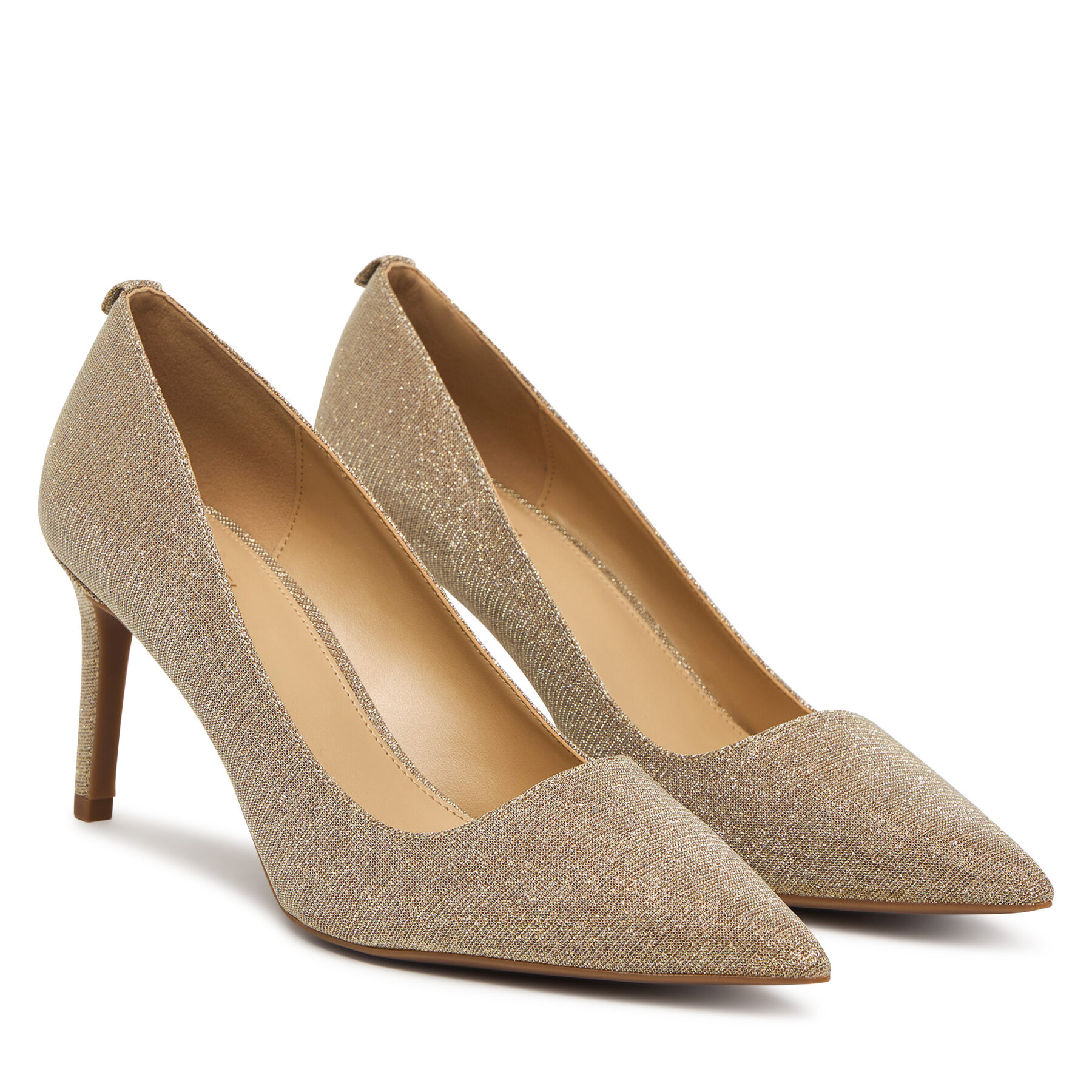 Pantofi cu toc subțire MICHAEL Michael Kors Alina Flex Pump 40S6HNMP1D Auriu