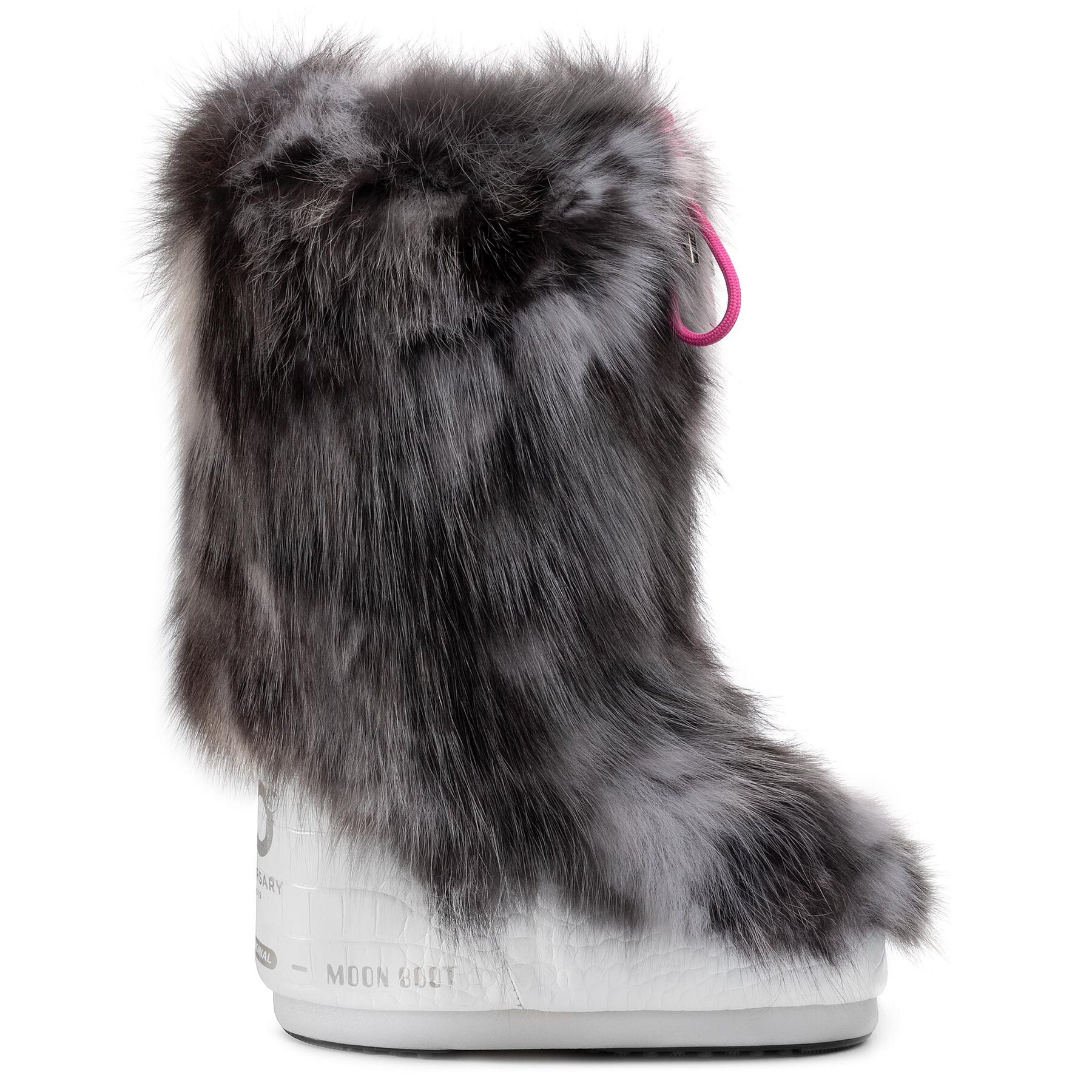 Moon Boot Γκέτες από φυσική γούνα Moon Boot Cover Fox 140COV02001 Γκρι