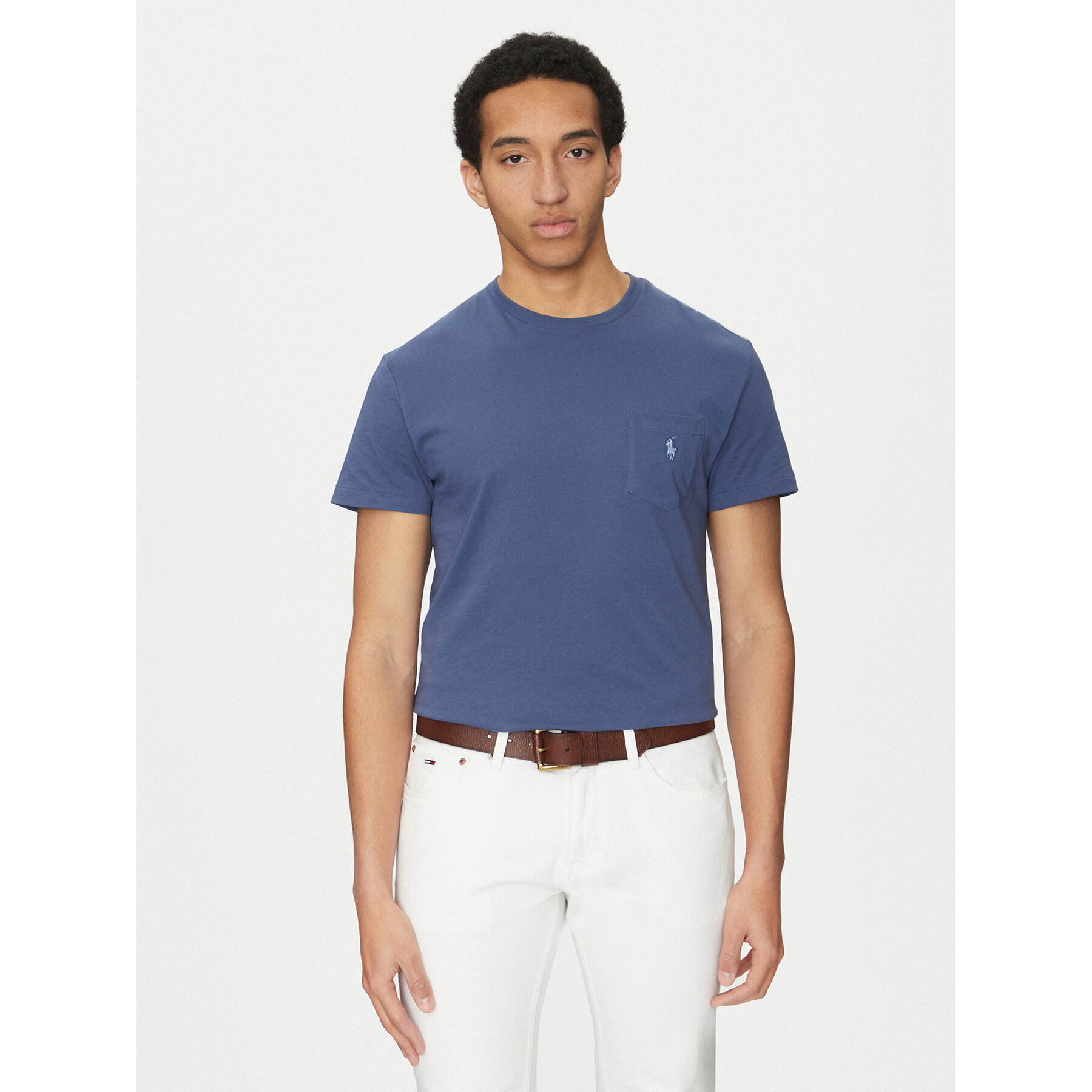 Polo Ralph Lauren T-Shirt 710704248257 Σκούρο μπλε Classic Fit