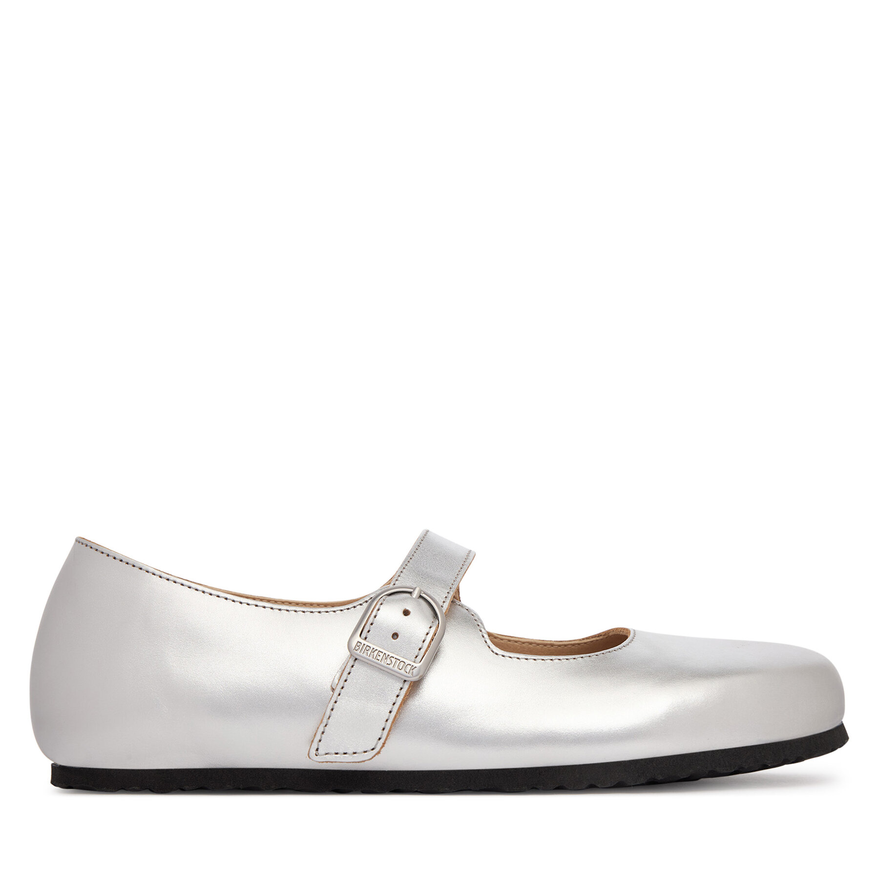Baleríny Birkenstock Santa Clarita 1030679 Strieborná