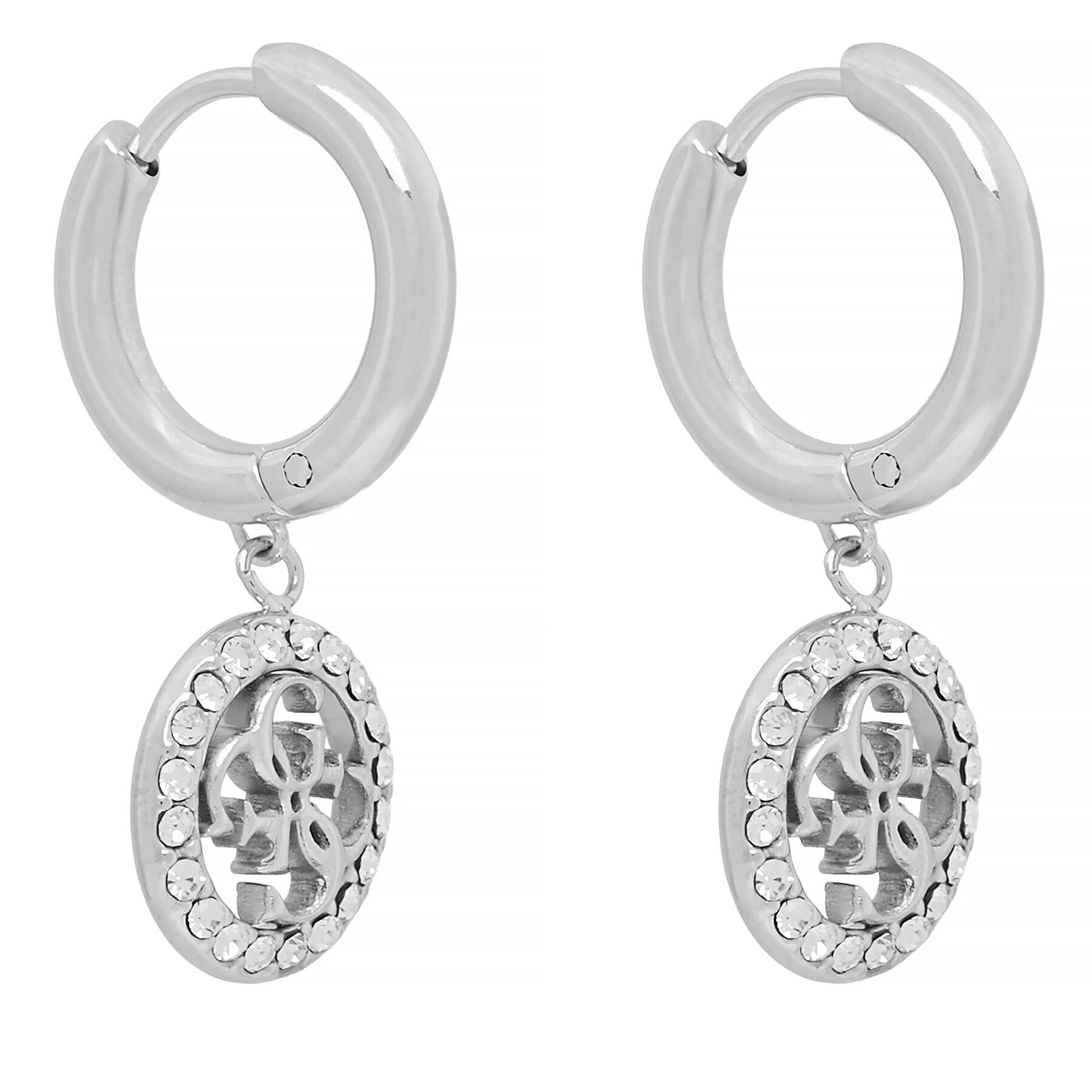 Fülbevaló Guess JUBE02 135JW Ezüst