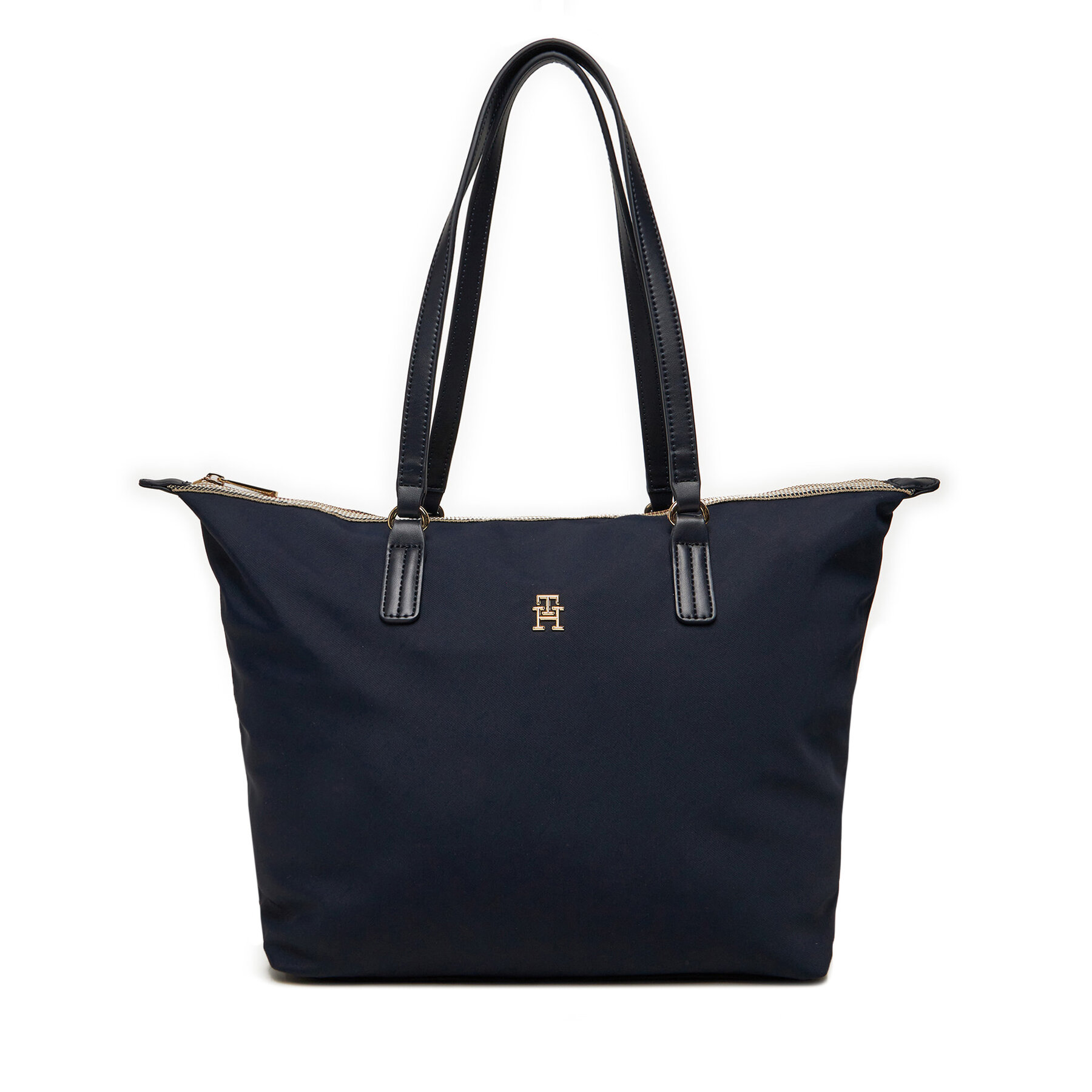 Bolso Tommy Hilfiger Poppy Tote Corp AW0AW16480 Azul marino