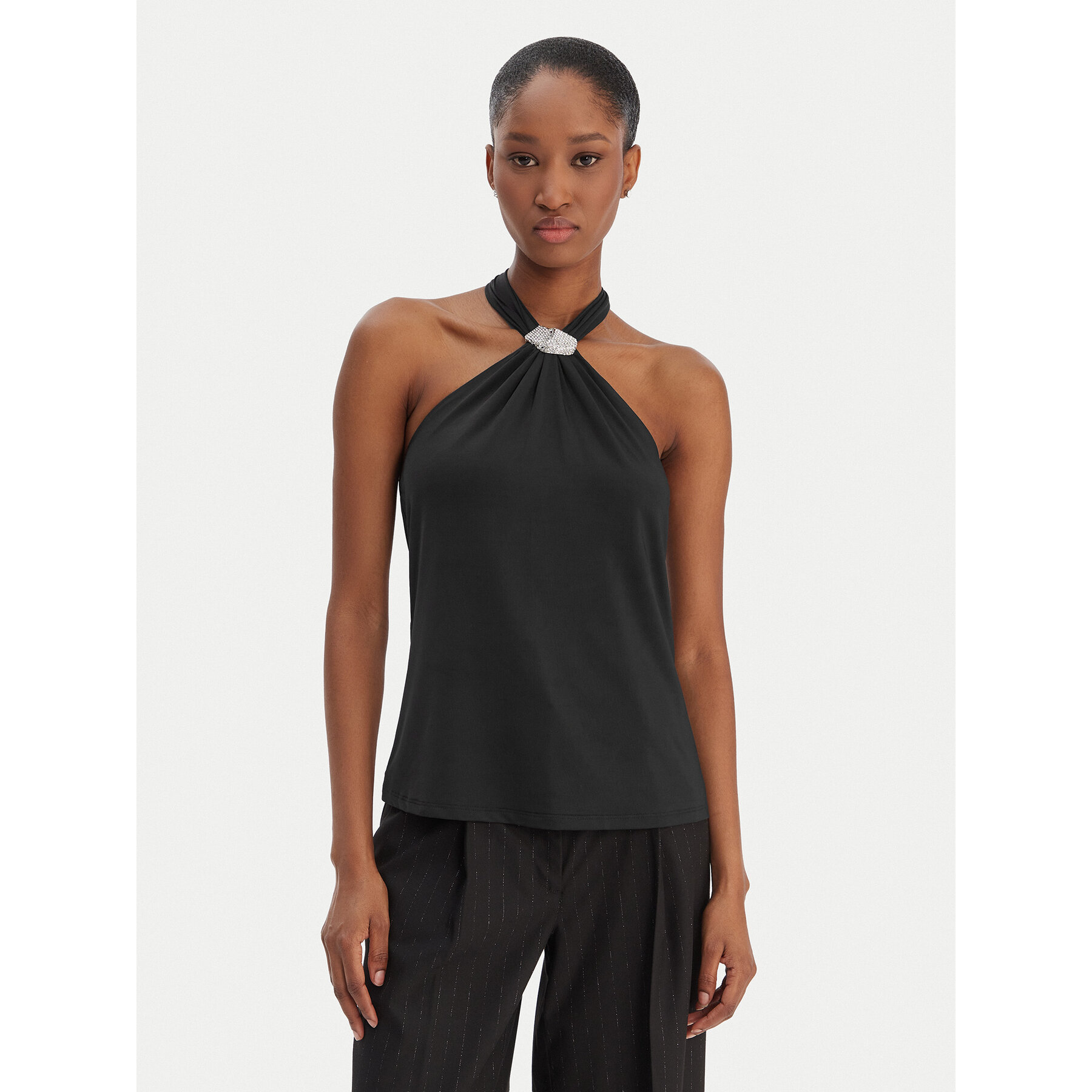 Marciano Guess Top 6RGP01 6262Z Črna Classic Fit