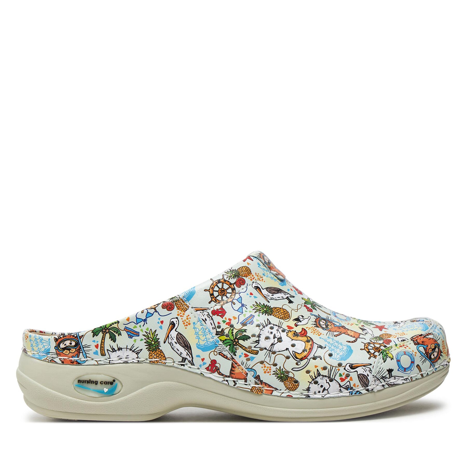 Kinder Pantoletten Nursing Care, Schuhgröße 35, Bunt, Veneza WG3AF37